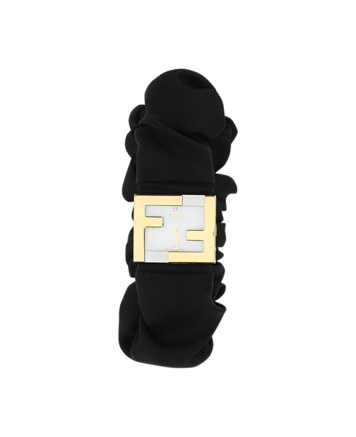 Fendi Stainless Steel And Black Nylon Fendimania Baguette Watch - F0EJP 財布