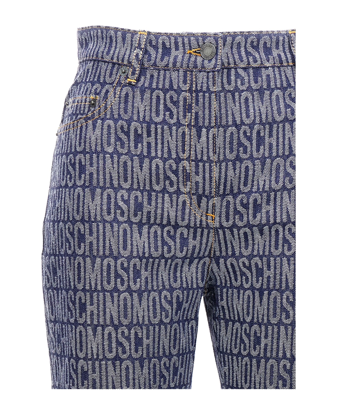 Moschino 'logo' Jeans - Blue ボトムス
