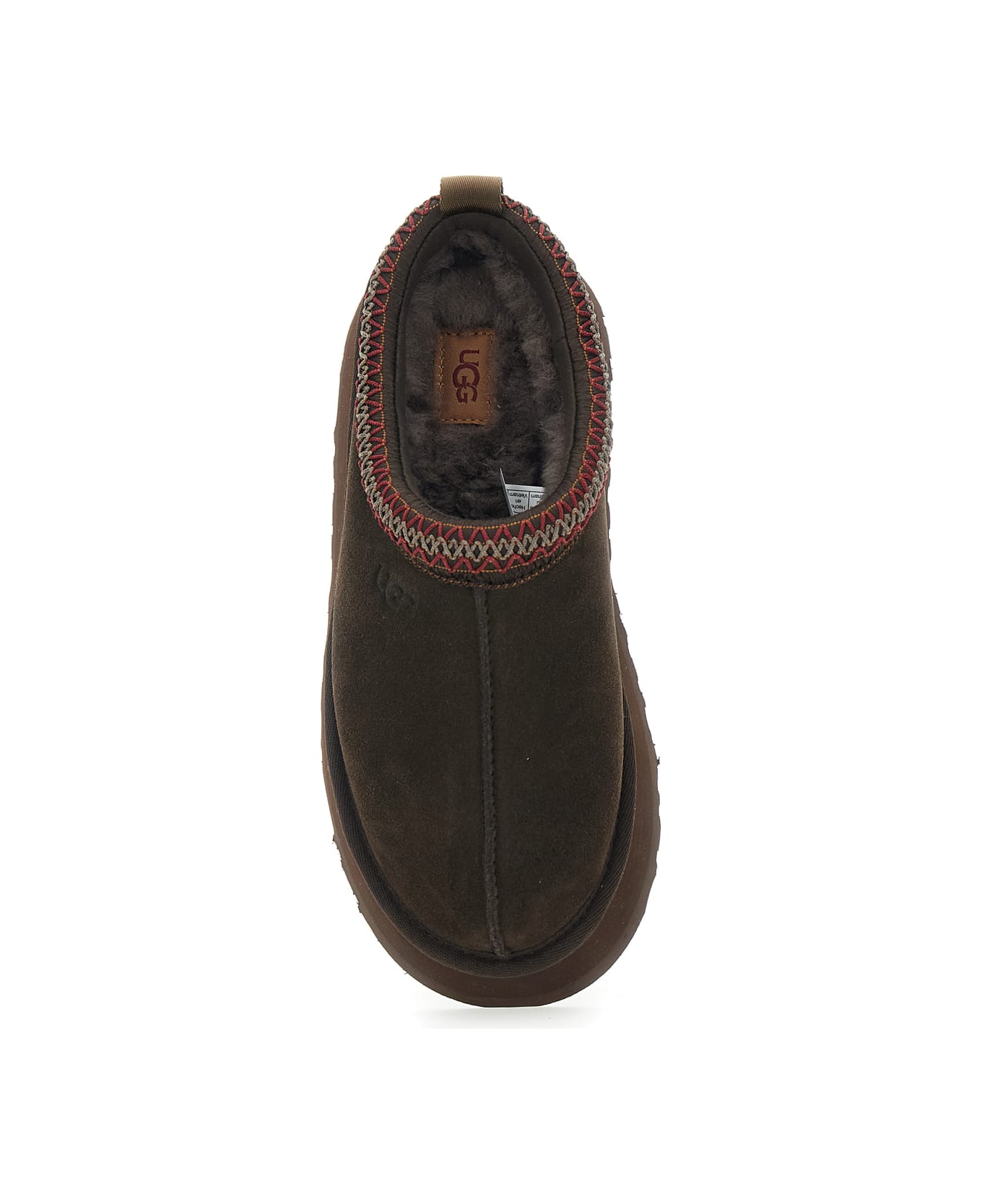 UGG 
tazz
 Brown Sabot With Embossed Logo In Suede Woman - Brown