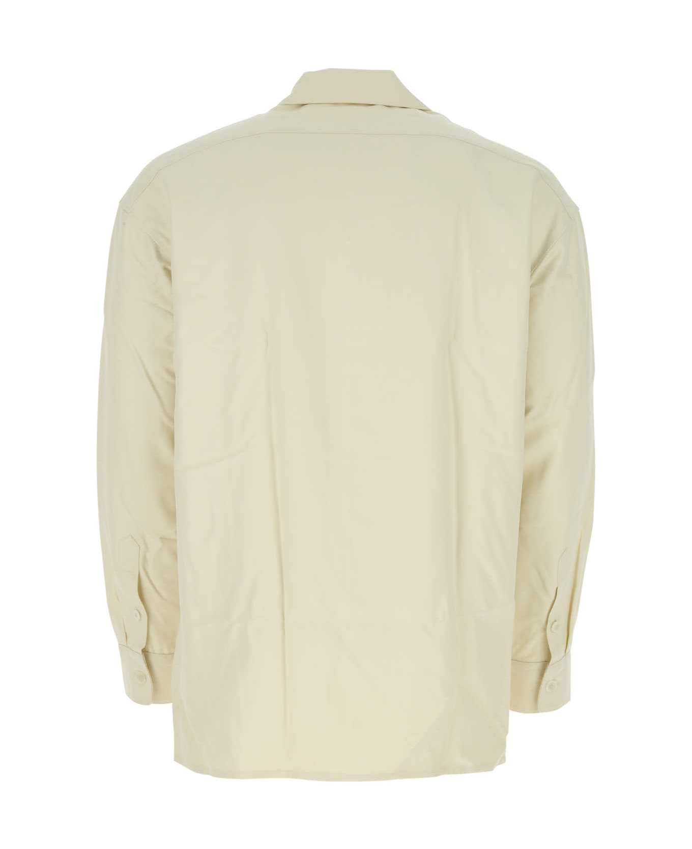 Ami Alexandre Mattiussi Sand Viscose Blend Oversize Shirt - 150