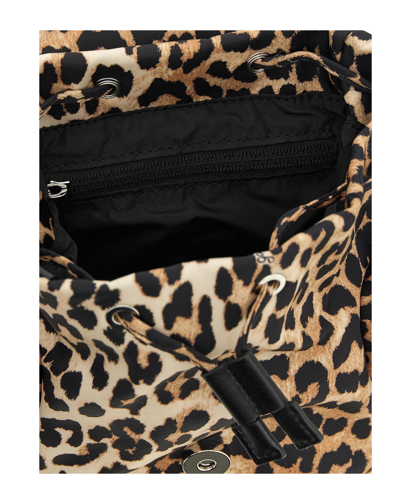 Ganni Animalier 'bucky' Backpack - Brown