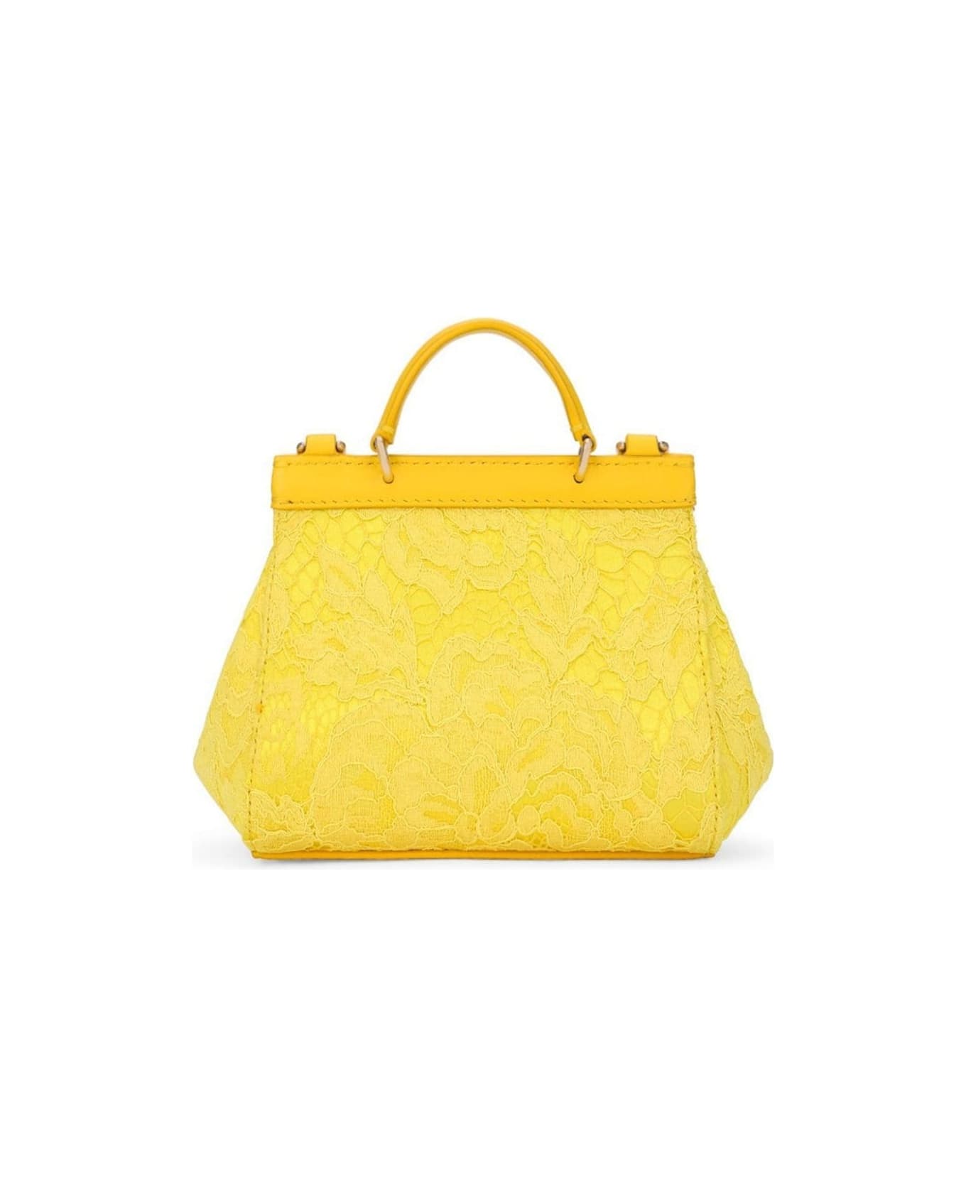 Dolce & Gabbana Yellow Sicily Mini Hand Bag - Yellow