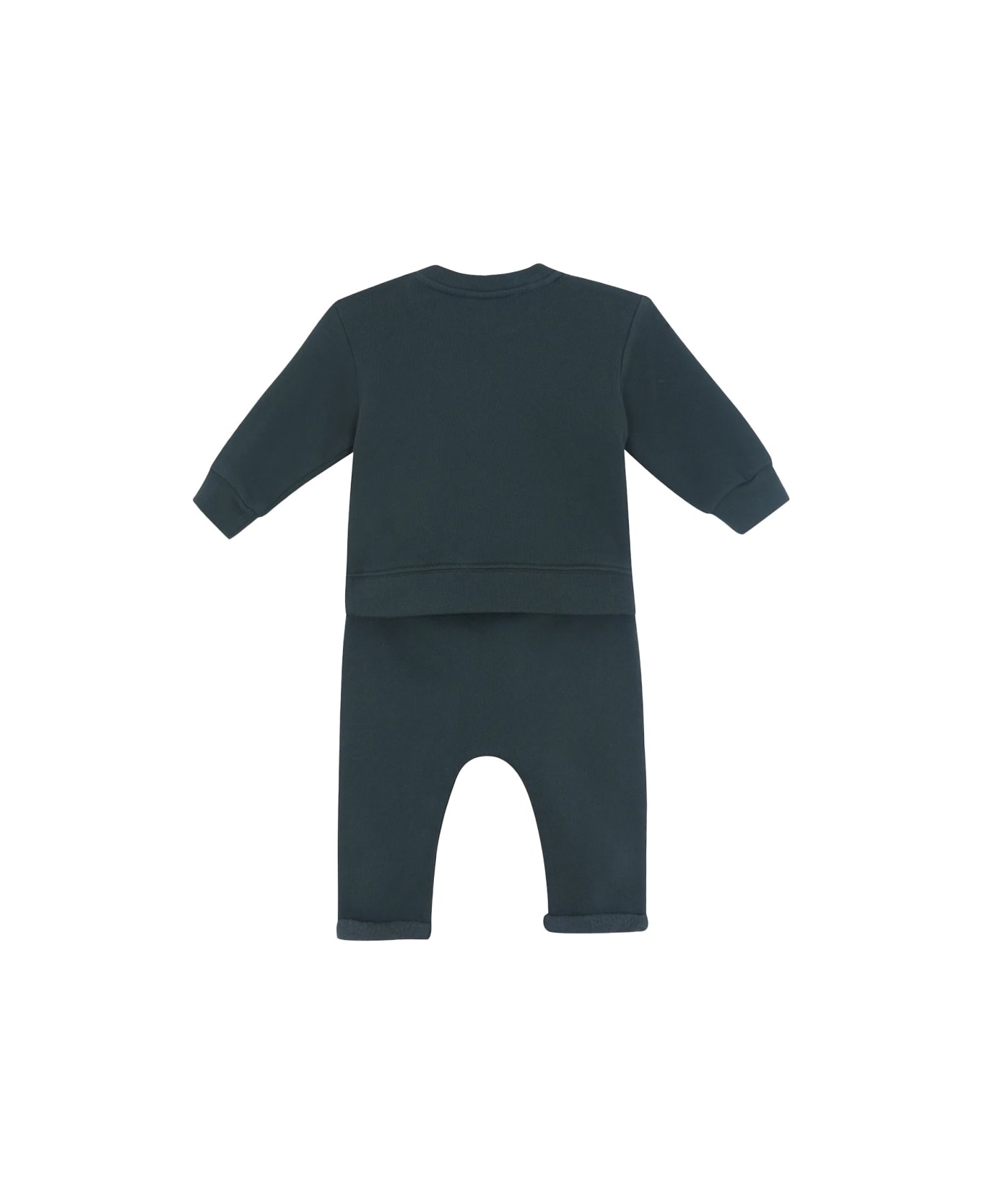 Bonton "ensmily Poodle" Pants And Shirt Set - GREY