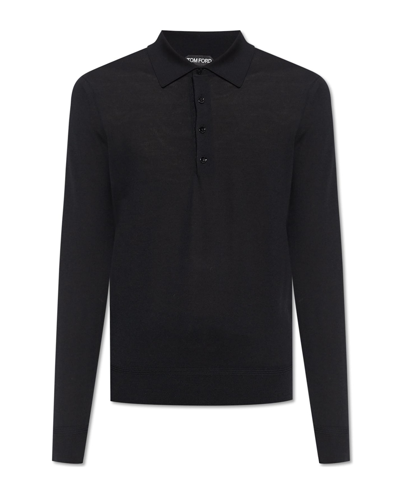 Tom Ford Polo Sweater - BLACK