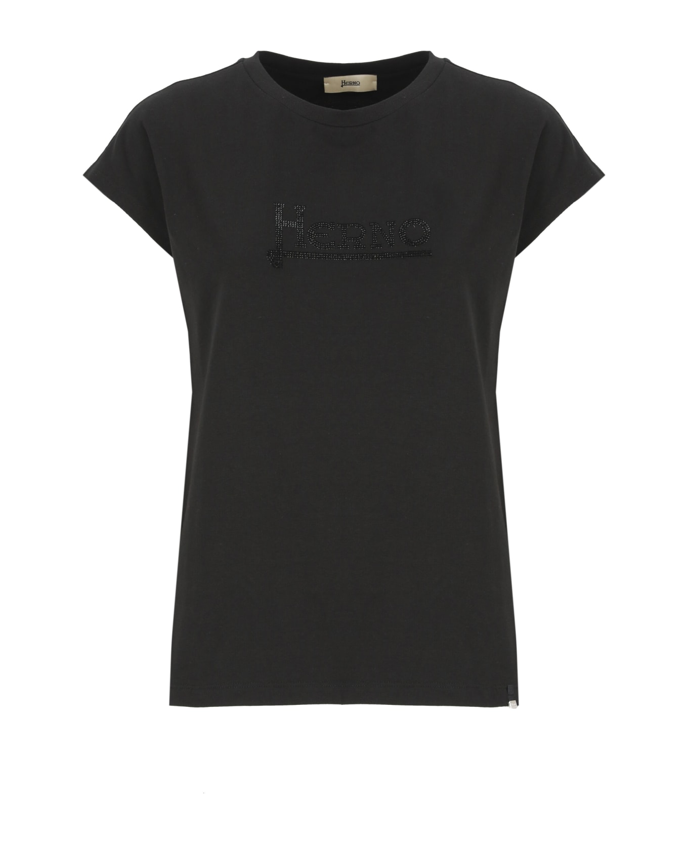 Herno Interlock Jersey T-shirt - Black