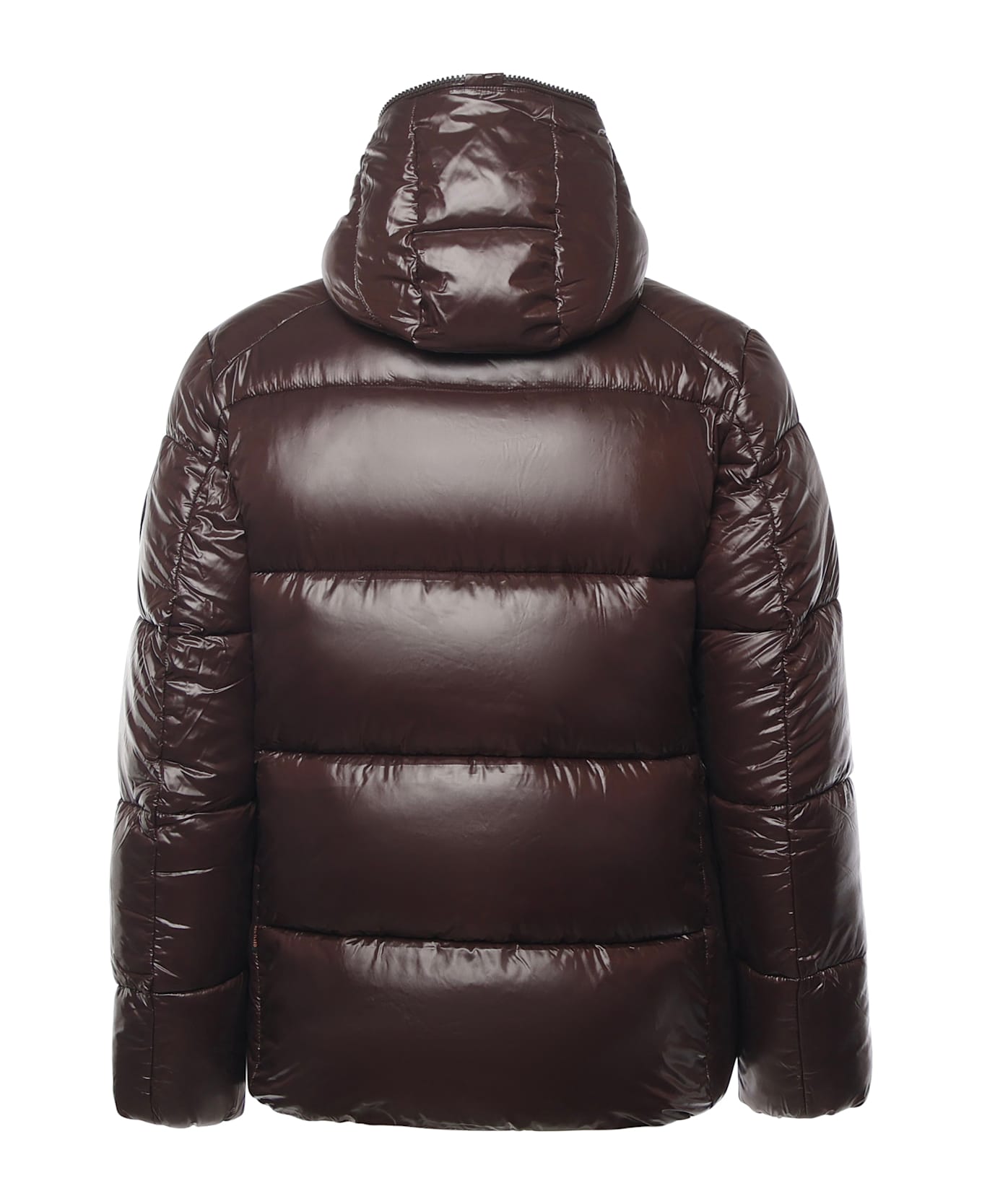 Save the Duck Edgard Nylon Down Jacket - Brown Black