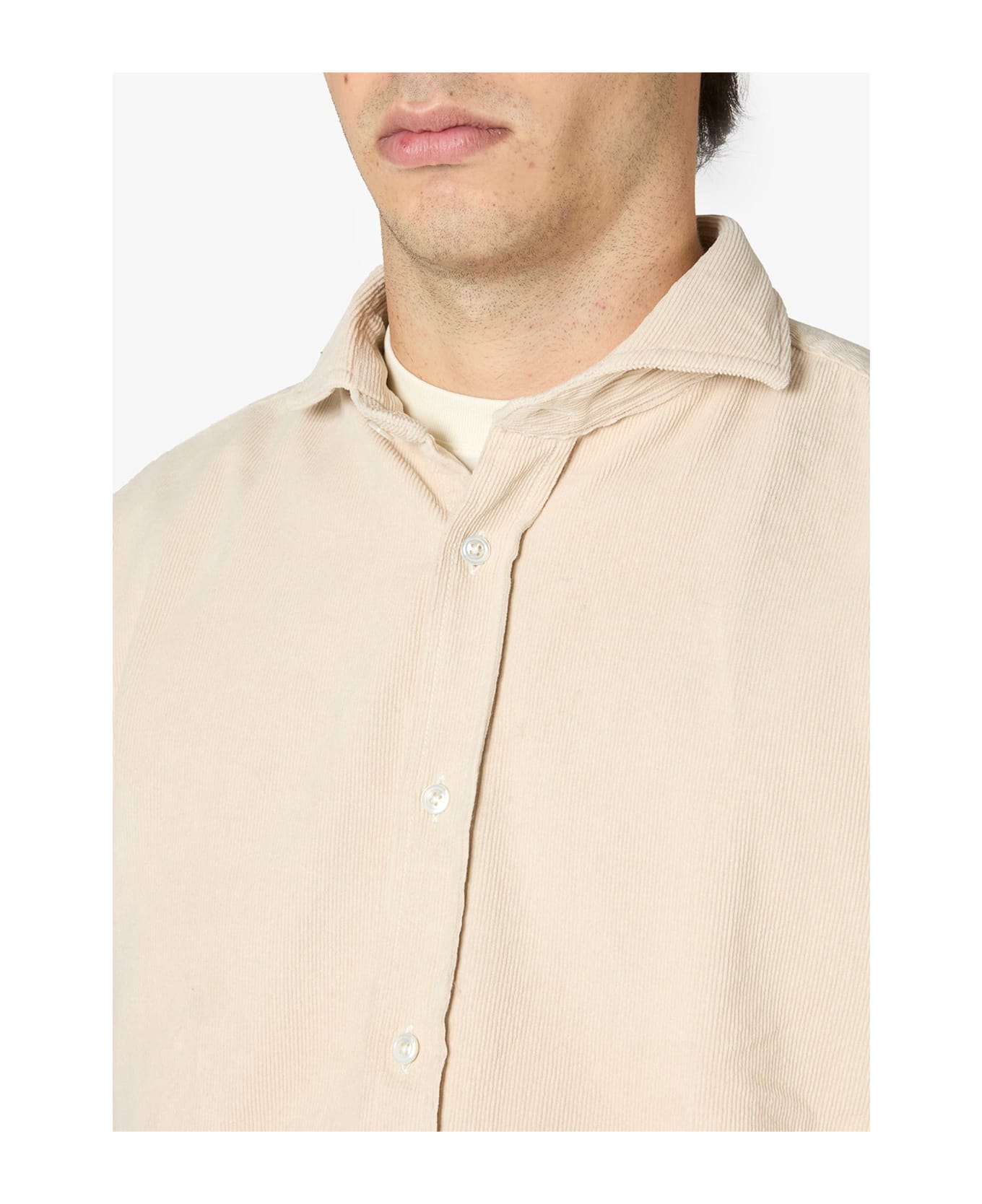 doppiaa Aalassio French Collar Shirt