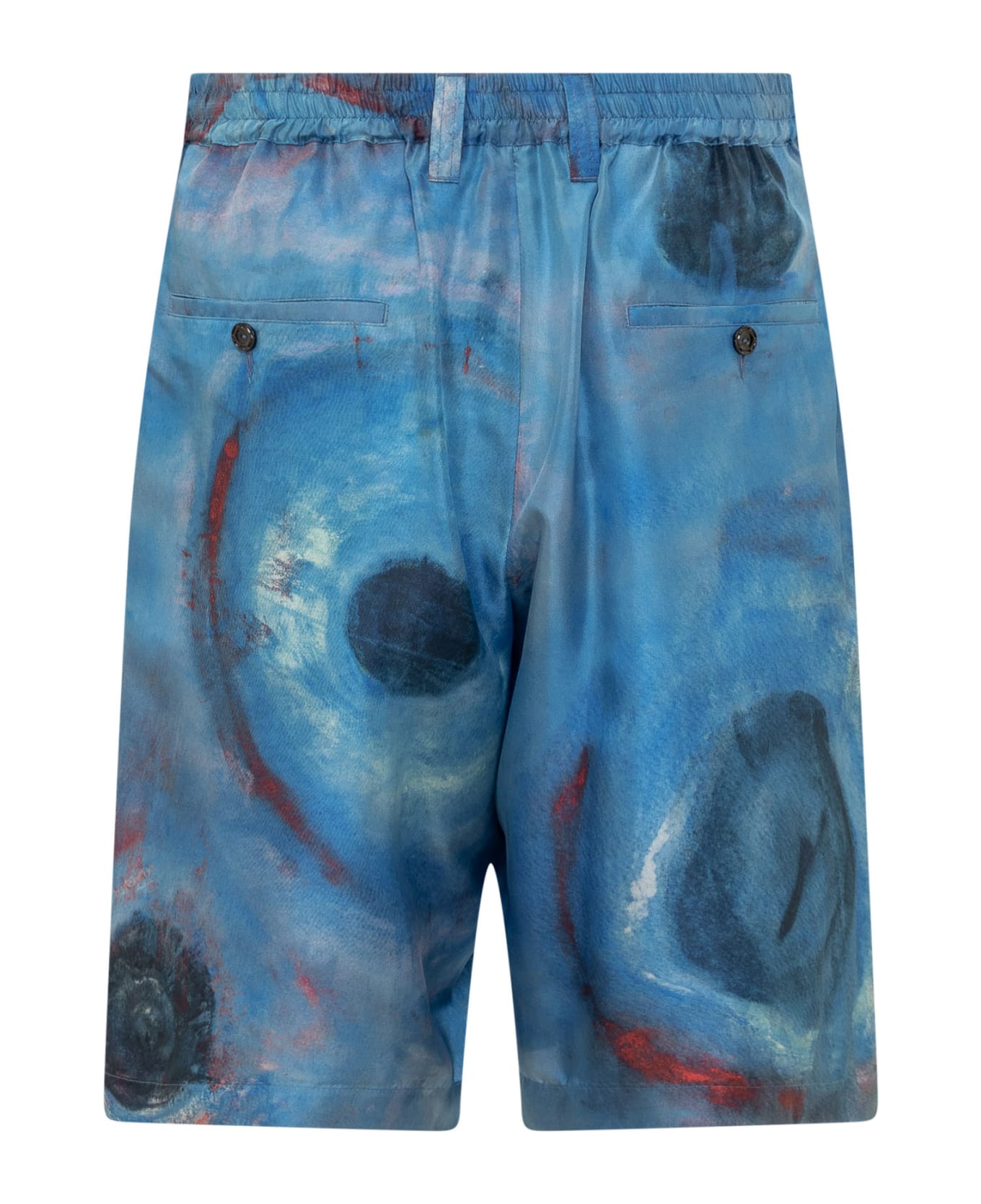 Marni Printed Haboutai Bermuda Shorts - COBALT ショートパンツ