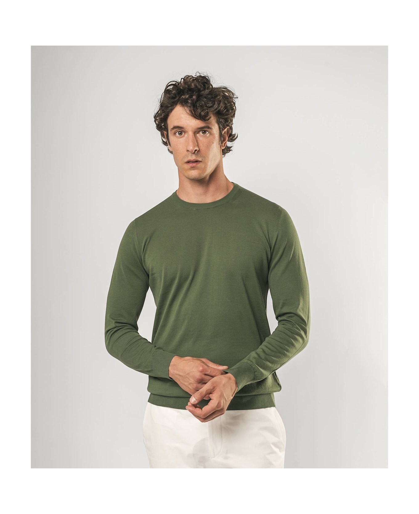 Larusmiani Bath Sweather Sweater - Olive