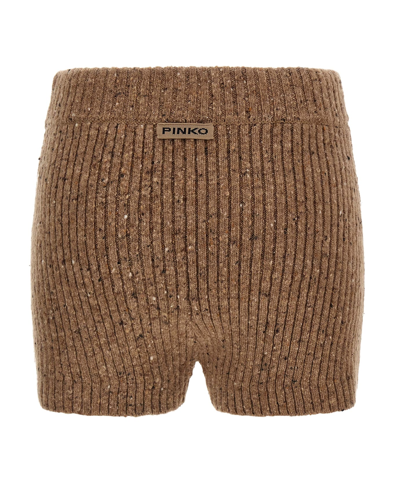 Pinko Wool Shorts - Beige