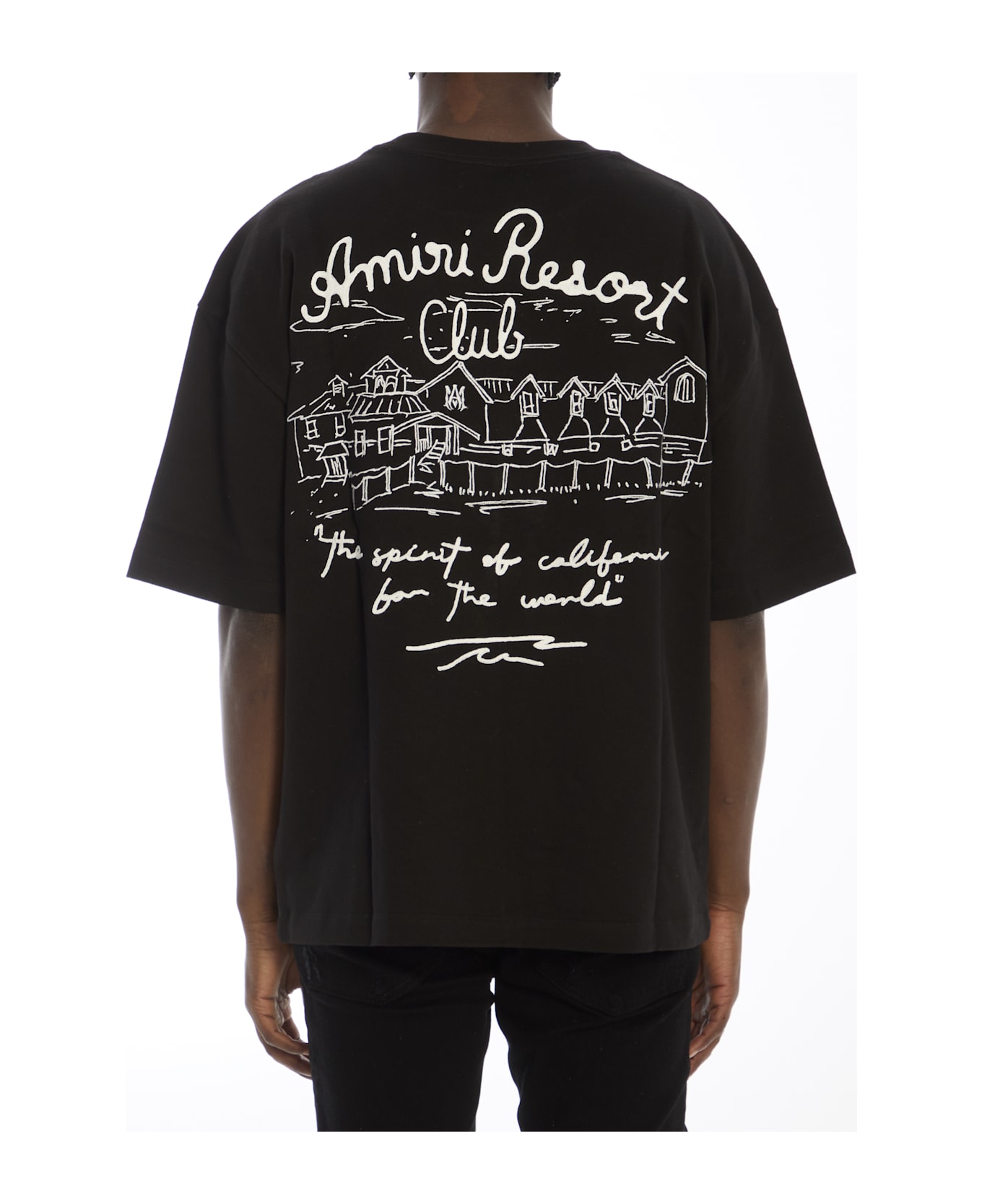 AMIRI Resort Club T-shirt - BLACK