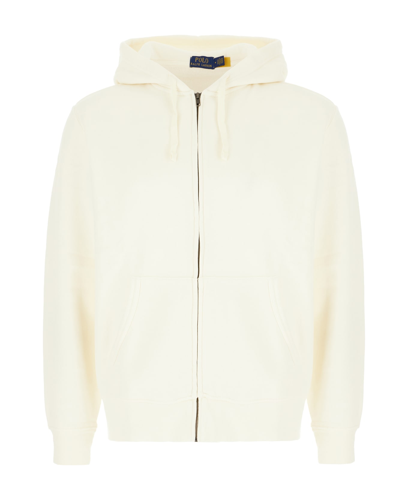Ralph Lauren Pastel Yellow Cotton Sweatshirt - CLUBHOUSE CREAM