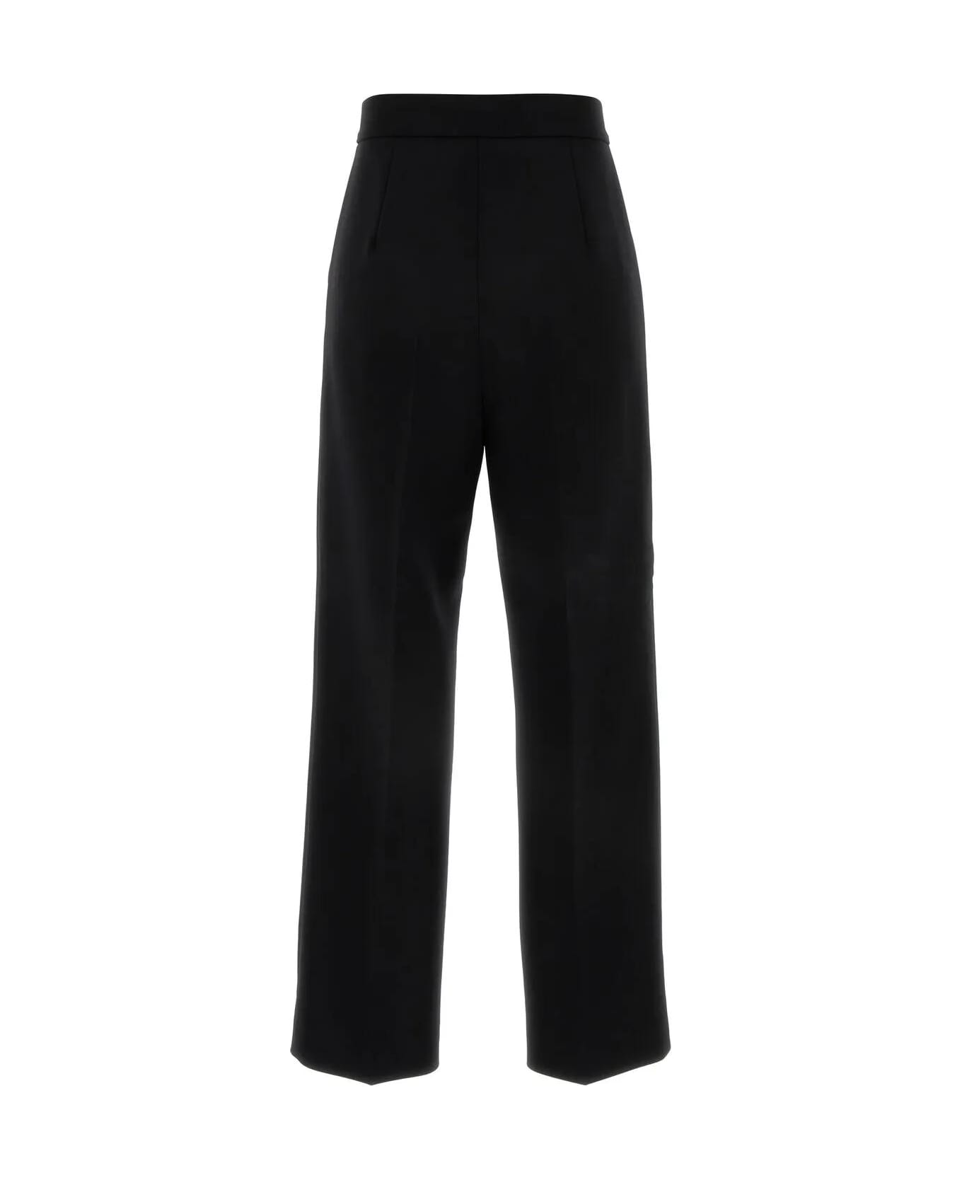 VIP【関税送料無料】希少 MAX MARA BLACK VIRGIN WOOL PANTS Black Stretch Wool Verbano Pant Max Mara | italist