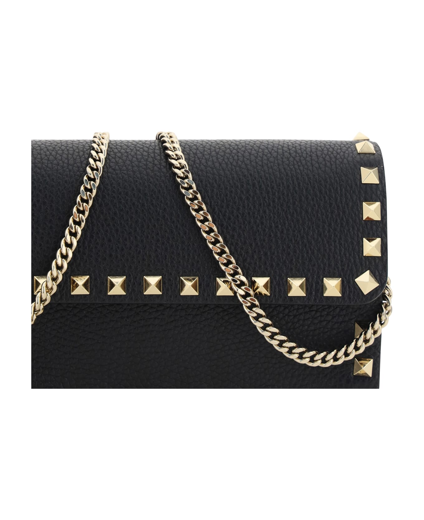 Valentino Garavani Rockstud Shoulder Bag - Nero 財布