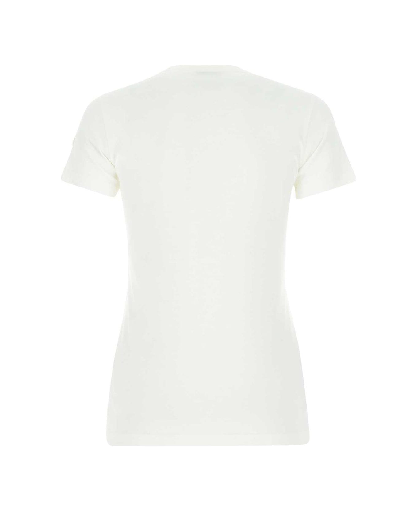 Moncler Crewneck Short-sleeve T-shirt - Bianco