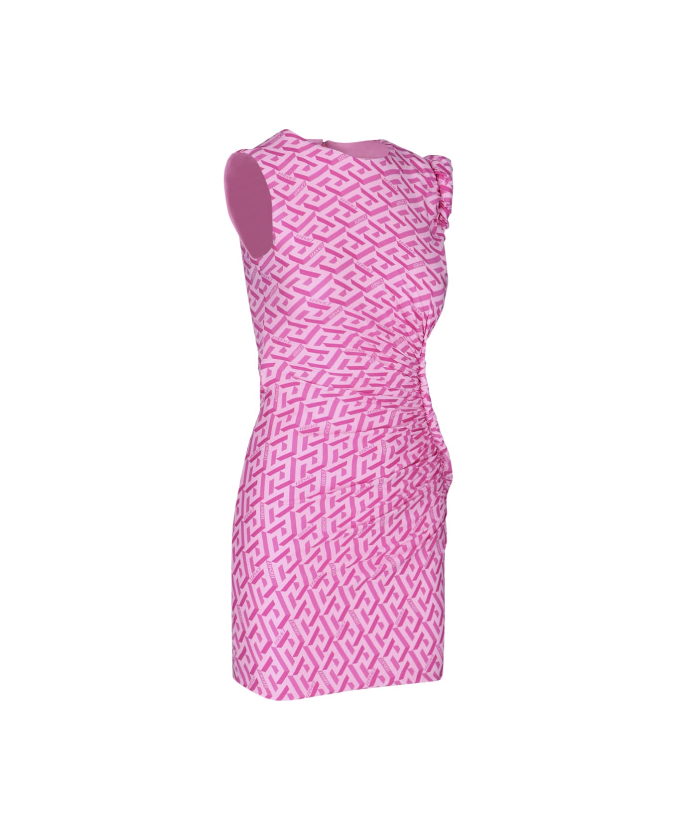 Versace 'la Greca' Dress - Pink ワンピース＆ドレス