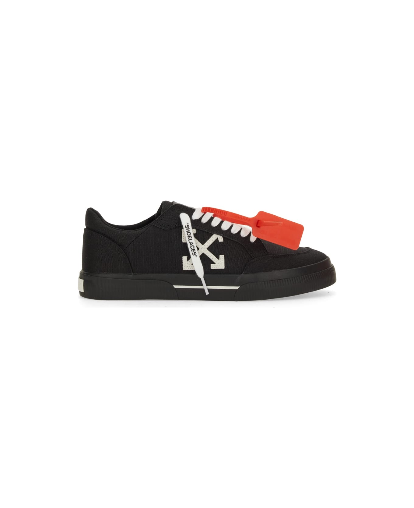 Off-White "low Vulcanized" Sneaker - BLACK