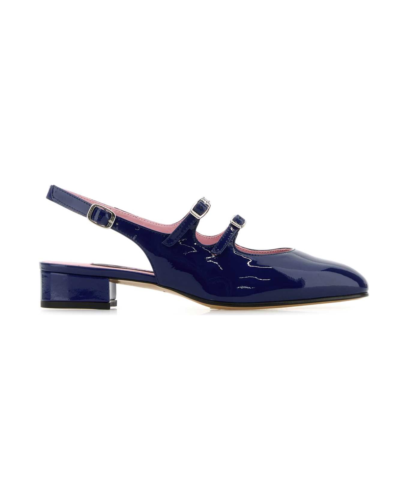 【関税込み】Peche Sandals - Carel - Leather - Blue Carel Peche Slingback Mary Janes | Carel Paris