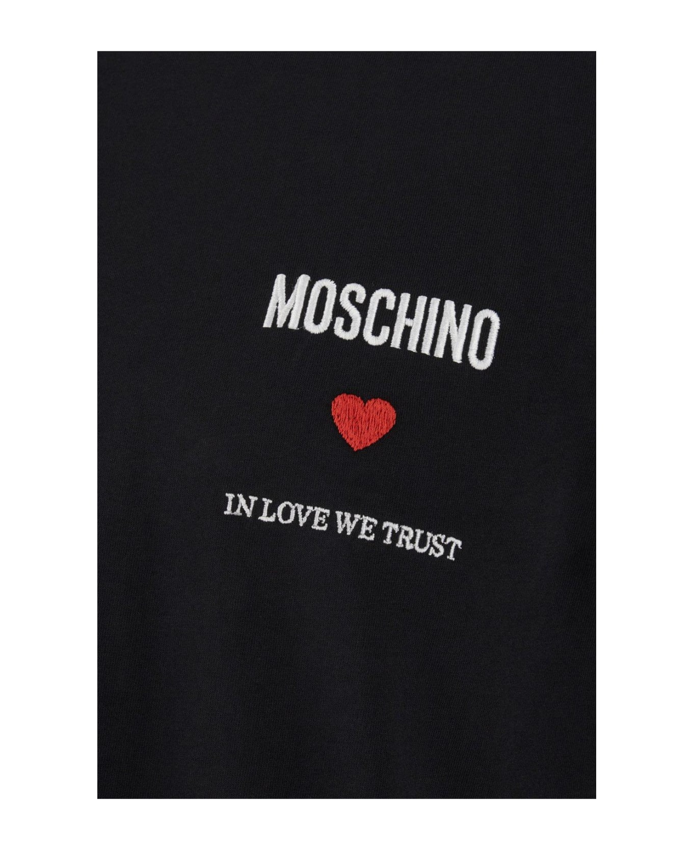 Moschino Logo Printed Crewneck T-shirt シャツ