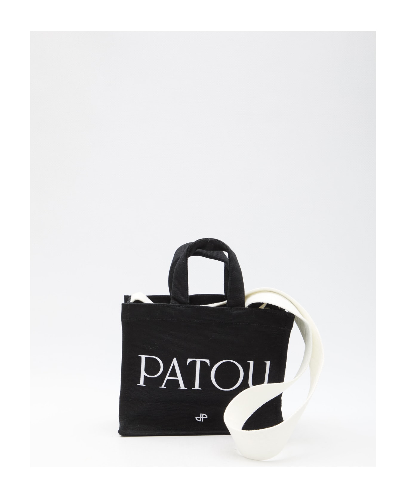 Patou Small Tote Bag - BLACK