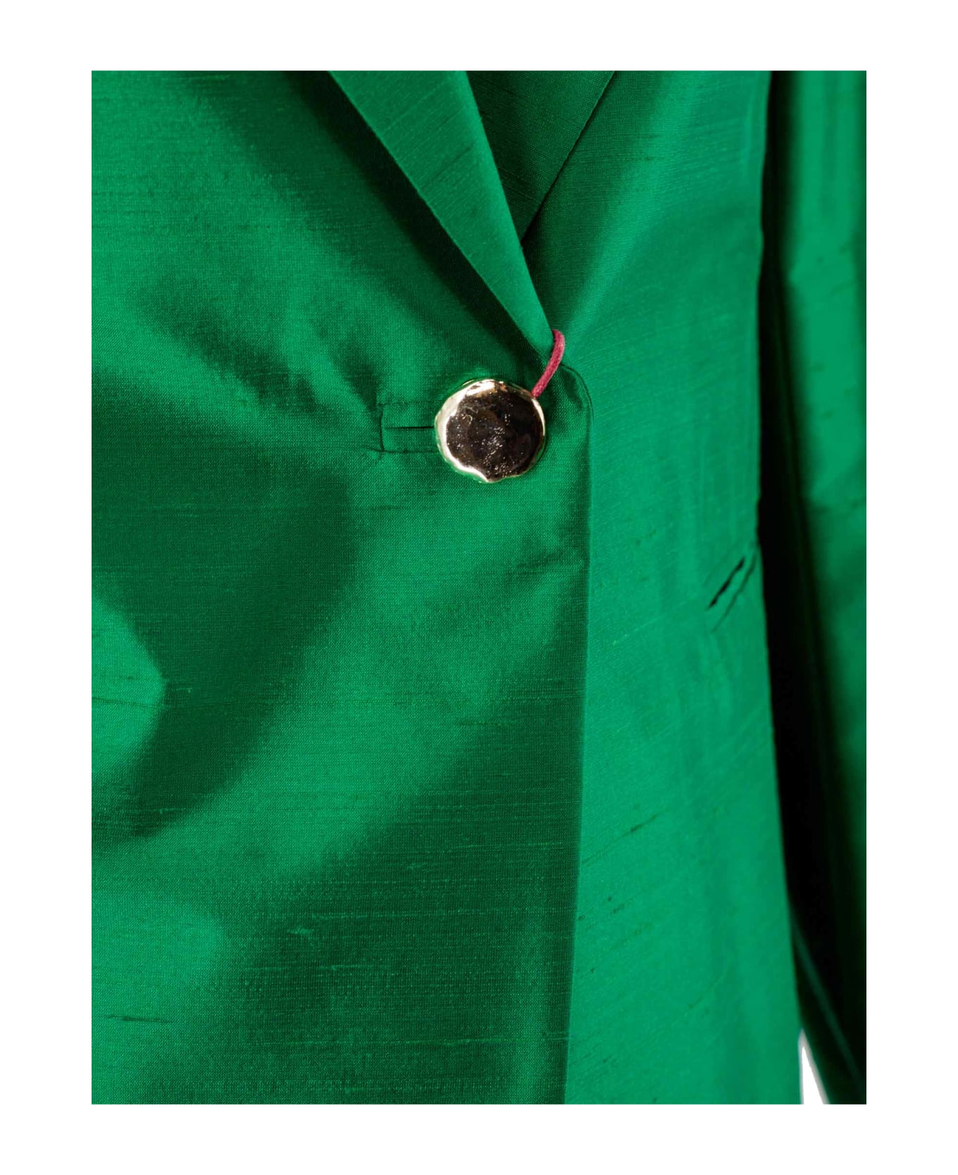 Max Mara Studio Single-breasted One Button Jacket - Smeraldo