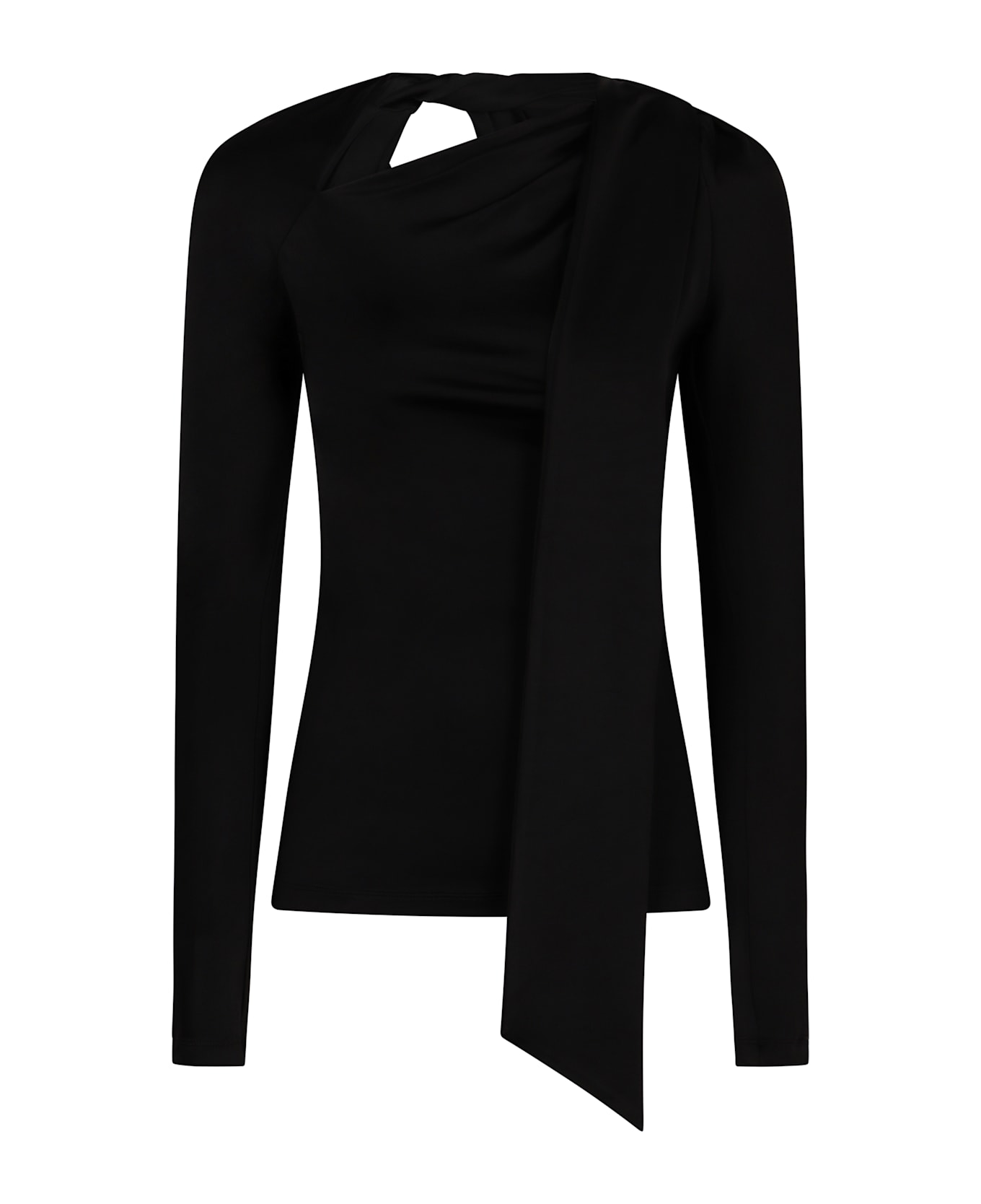 Victoria Beckham Long Sleeve Top - black