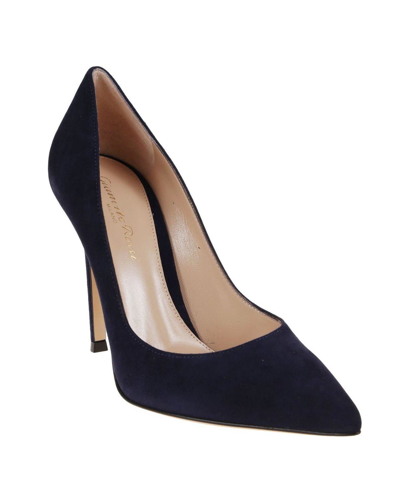 Gianvito Rossi Pointed Toe Pumps - Blue ハイヒール