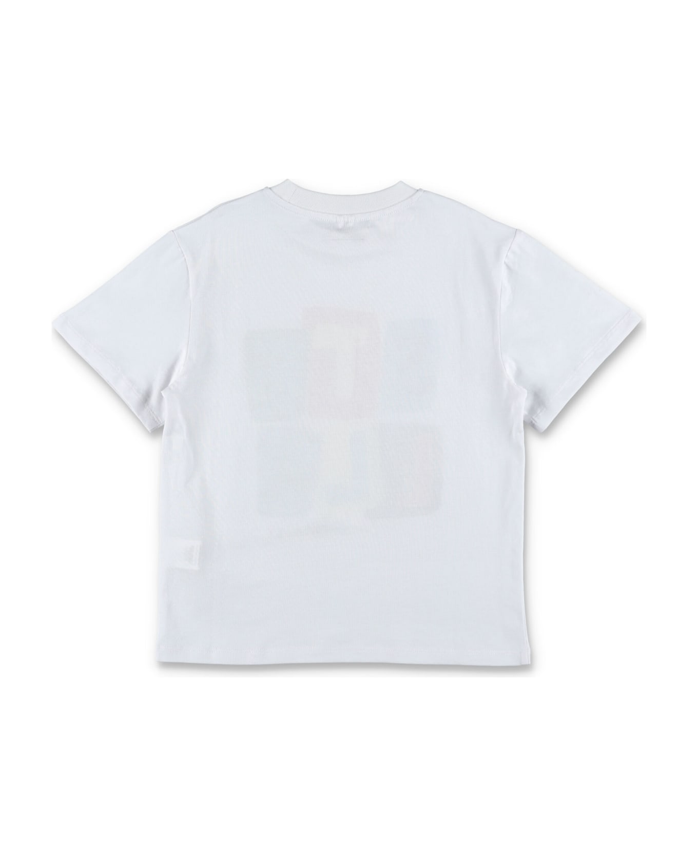 Stella McCartney Kids Letter Blocks Print T-shirt - WHITE