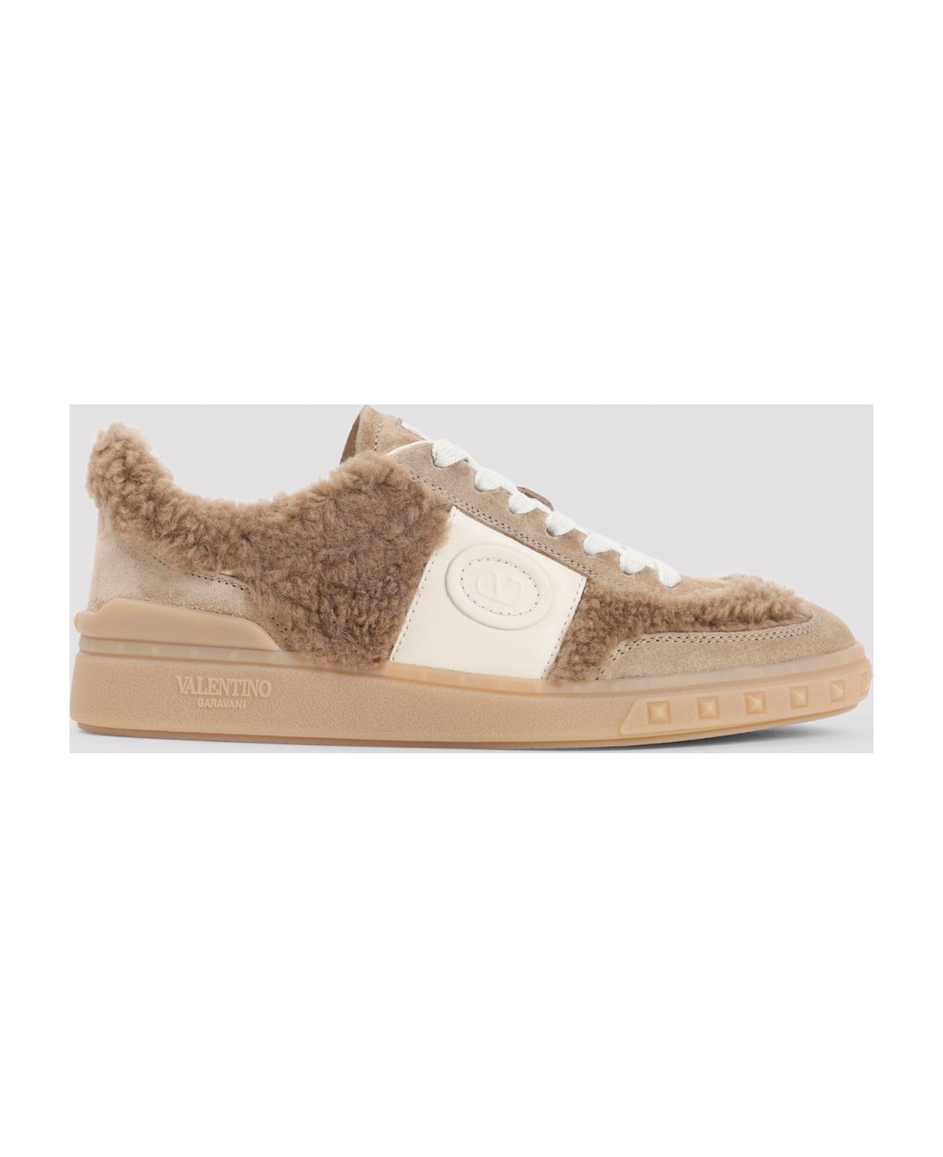 Valentino Garavani Upvillage Sneakers - Dgz Cammello Cammello Glace Glace Ambra