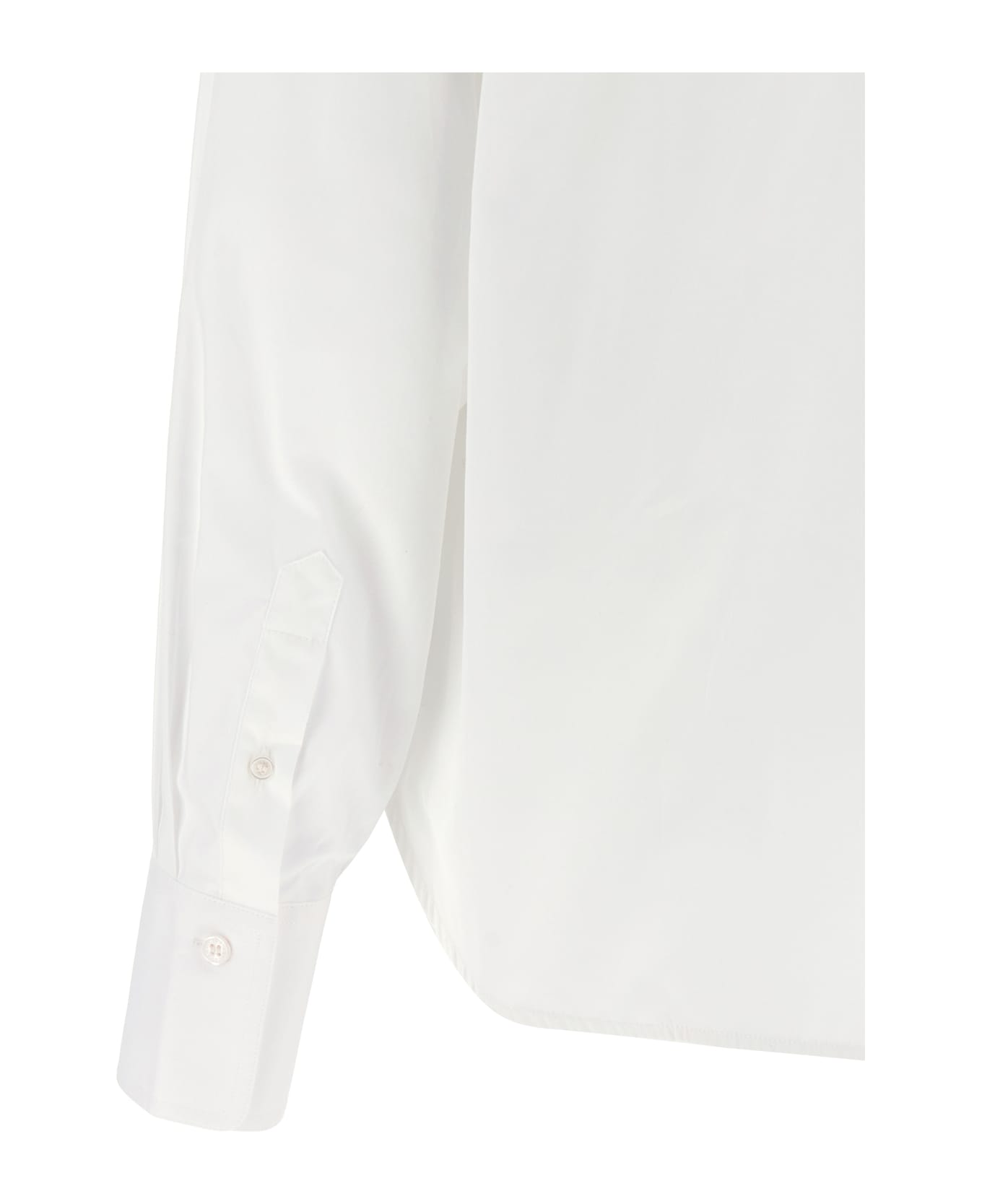 Victoria Beckham 
cropped
 Shirt - White