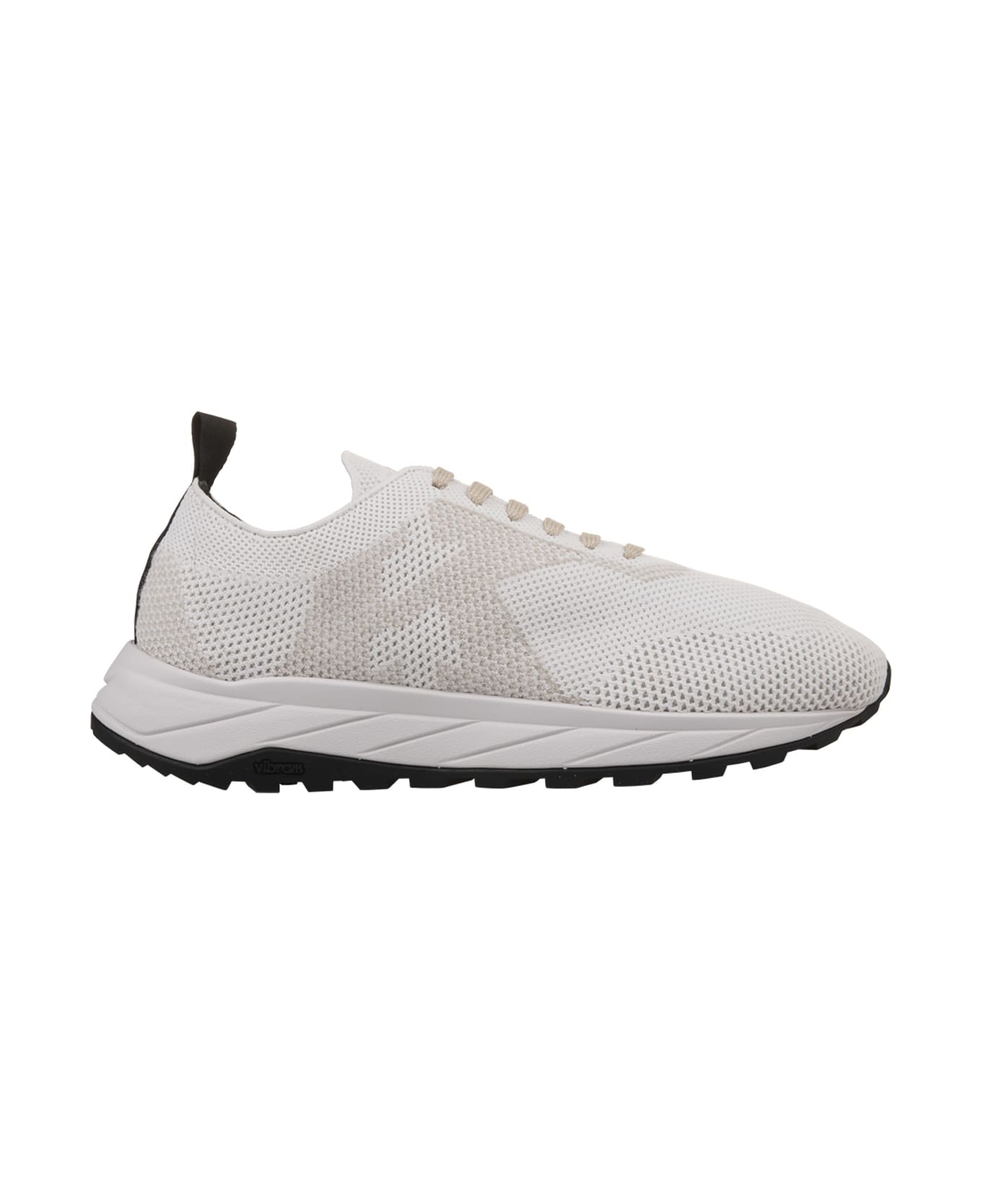 Kiton White Running Sneakers - White