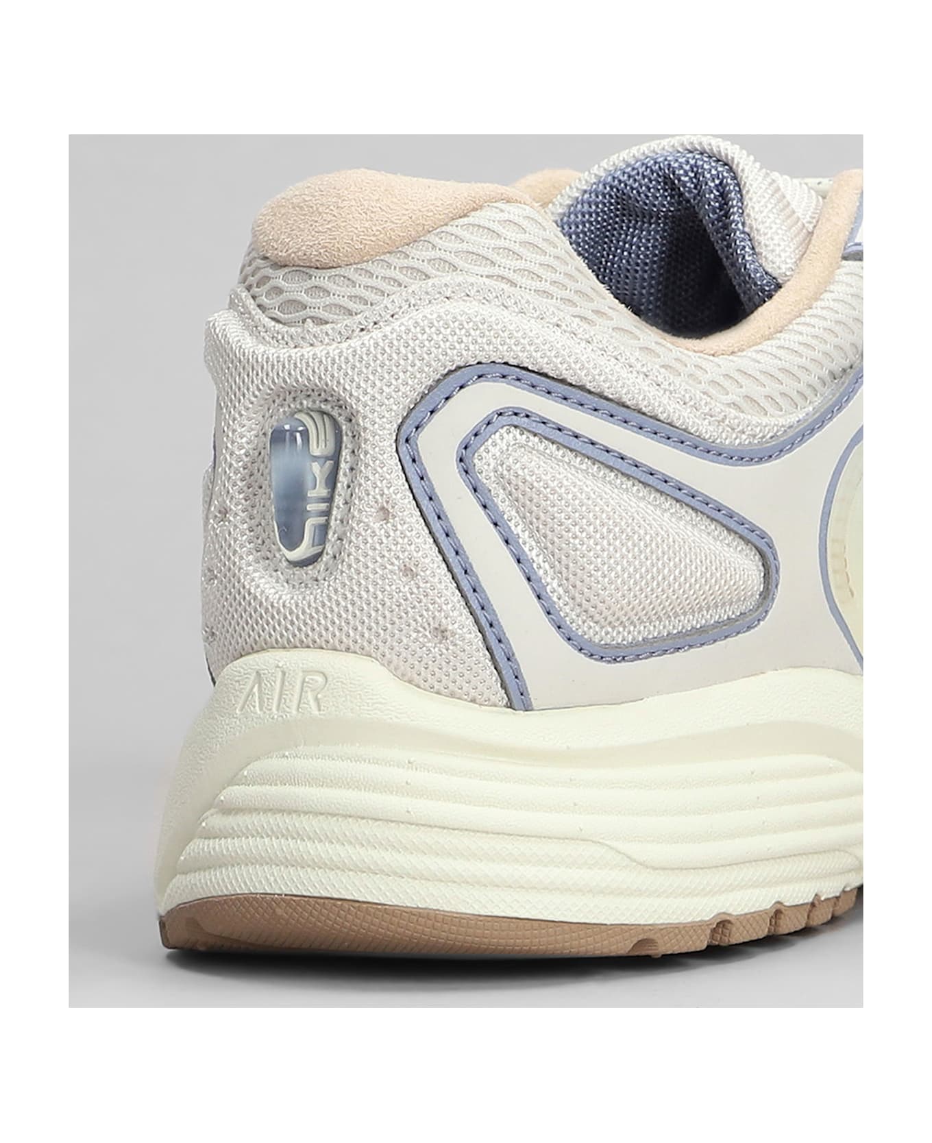 Nike Air Pegasus Wave Sneakers In Beige Leather And Fabric - beige