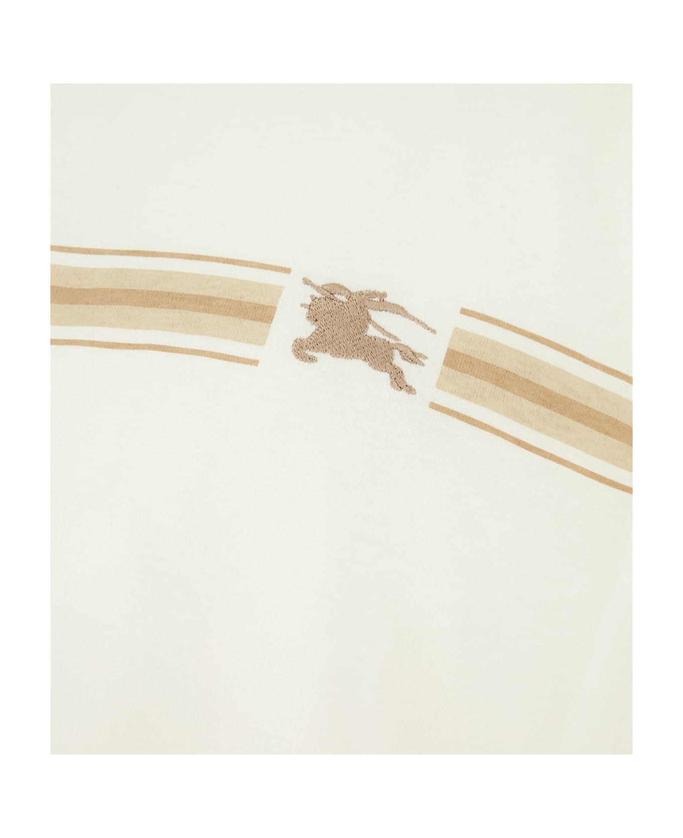 Ivory Cotton T-shirt - Thumbnail 1