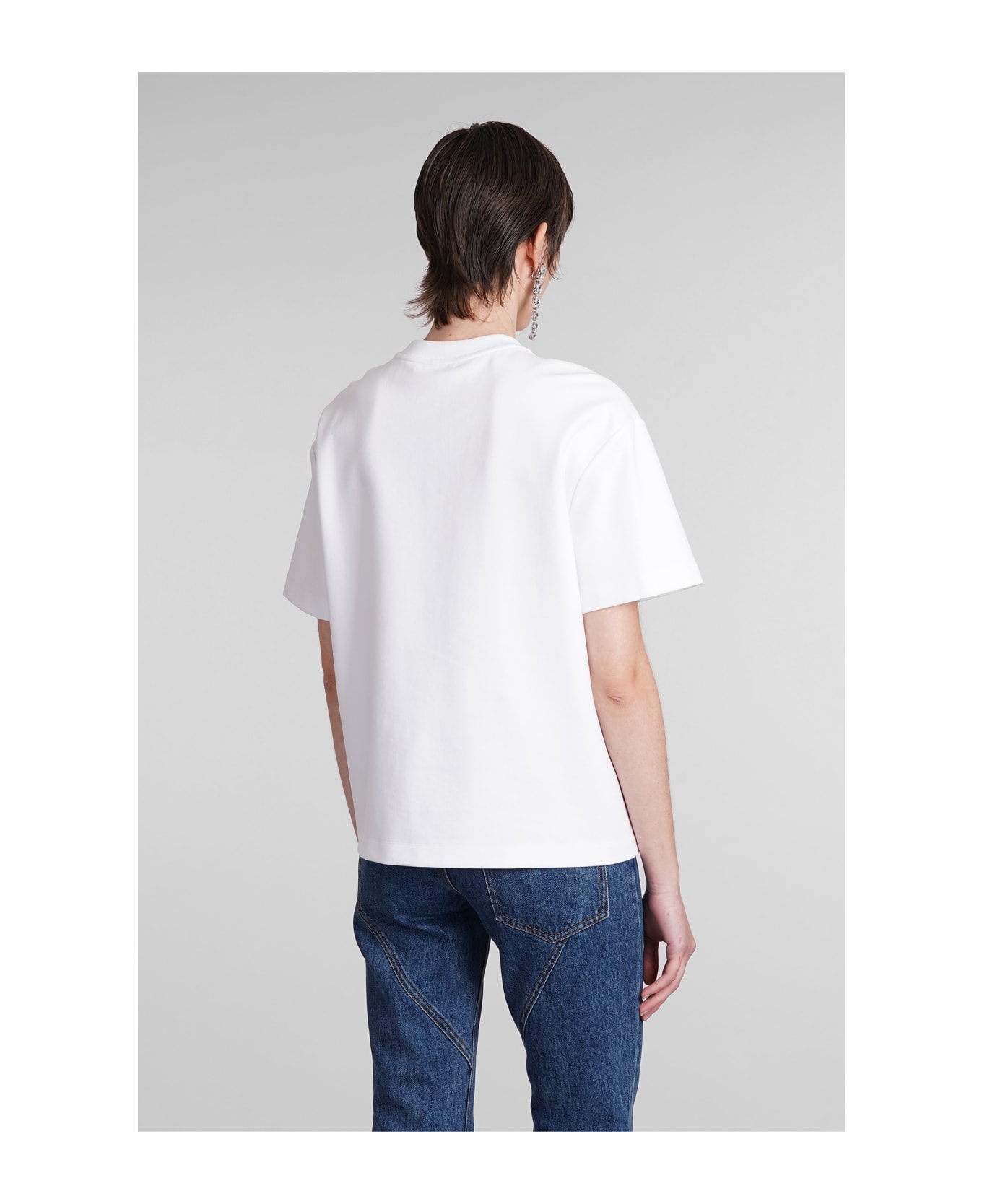 AREA T-shirt In White Rayon - white