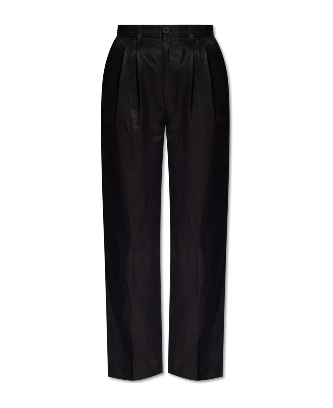 Anine Bing 'carrie' High-waisted Trousers - Black