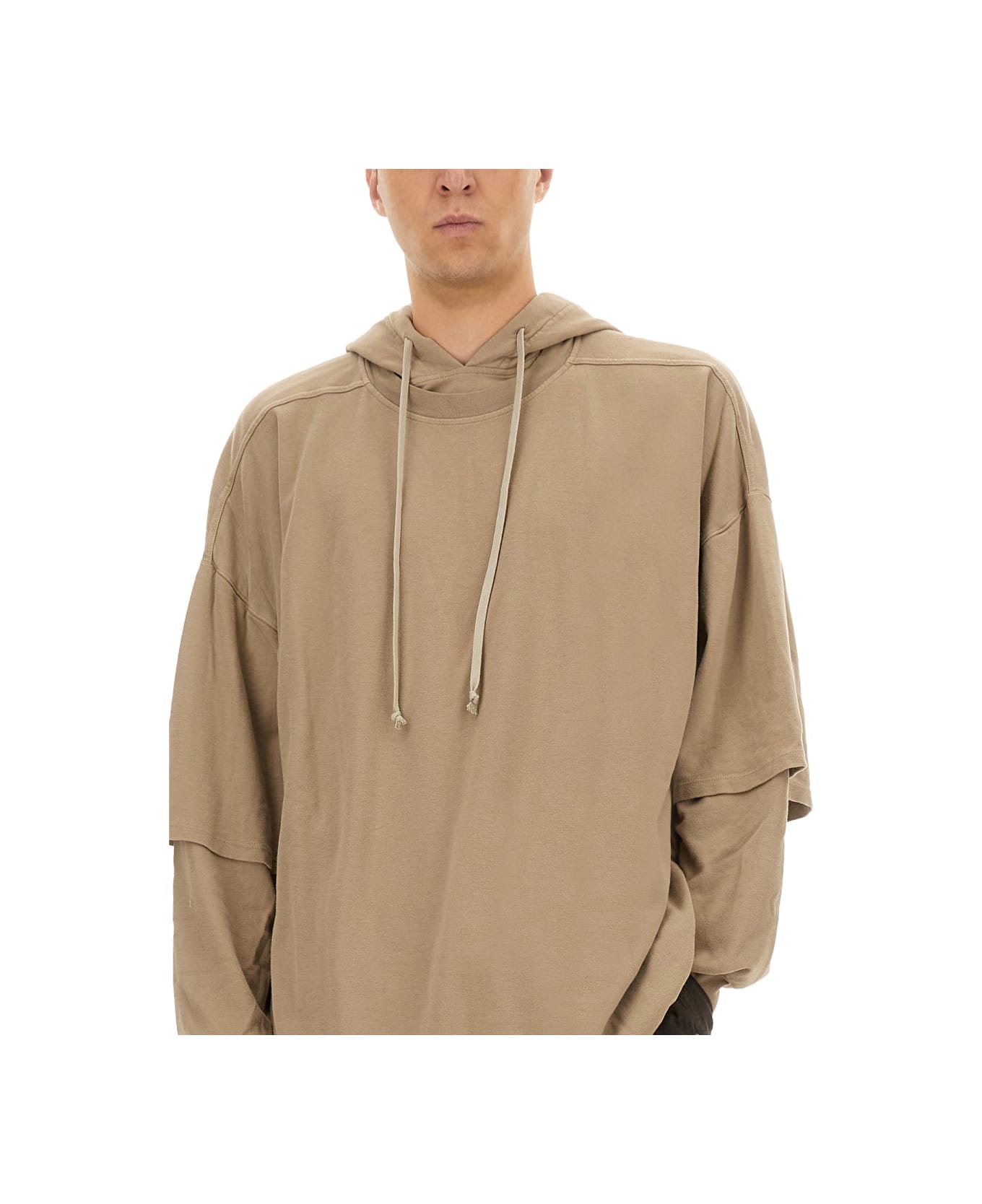 DRKSHDW "tommy Hustler" Hoodie - BEIGE