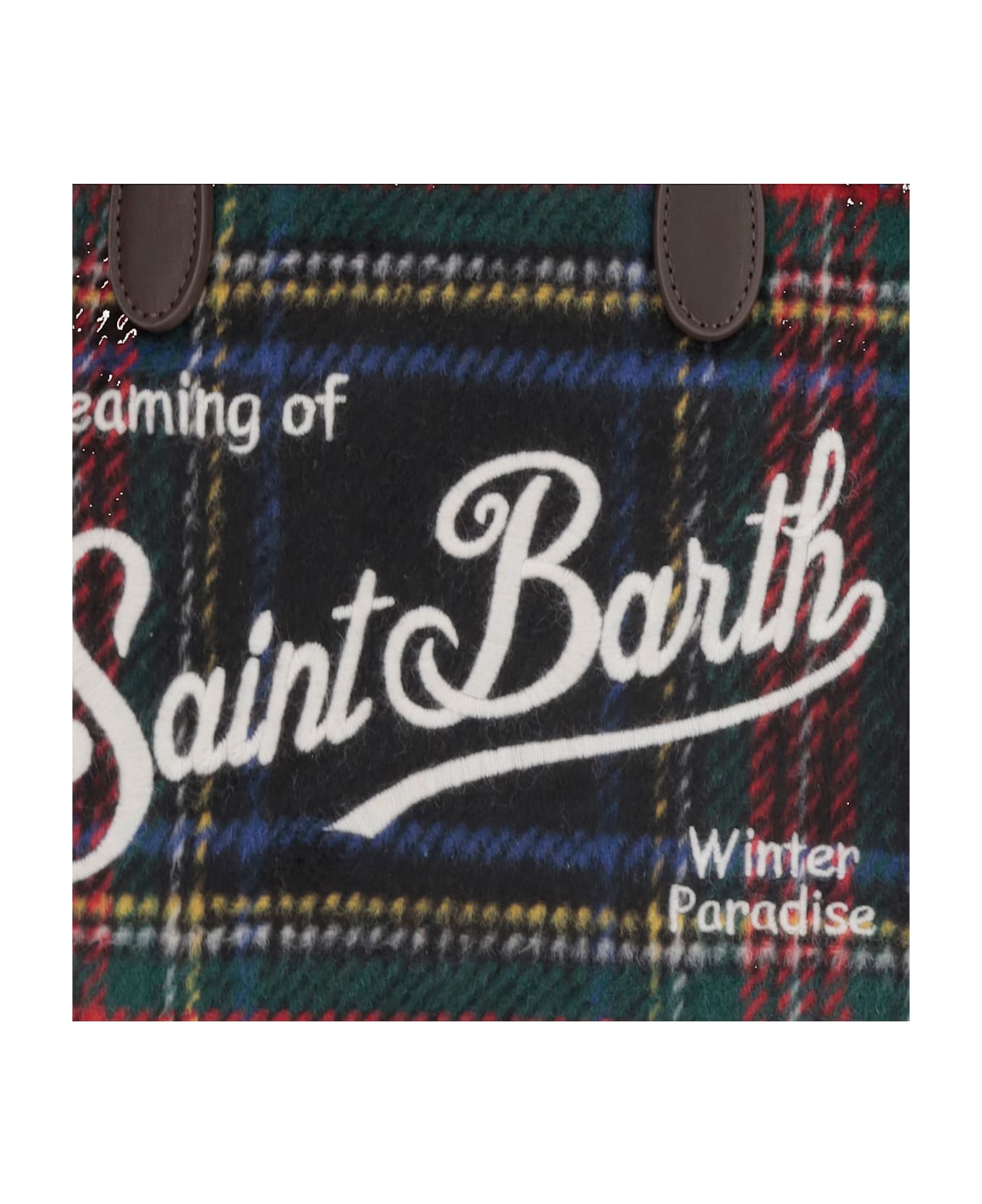 MC2 Saint Barth Colette Bag With Check Pattern - Red