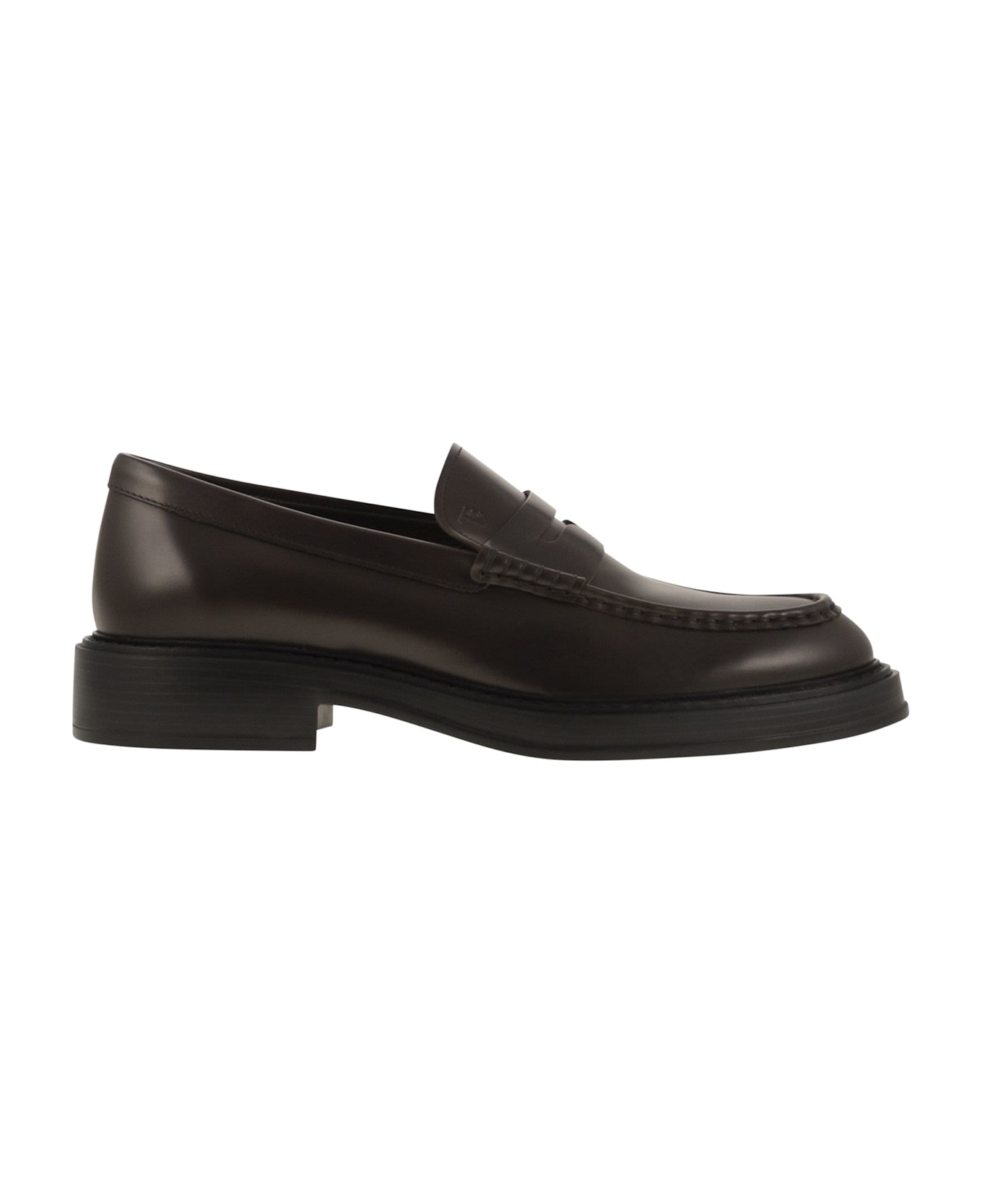 Tod's Leather Loafer - Dark Brown