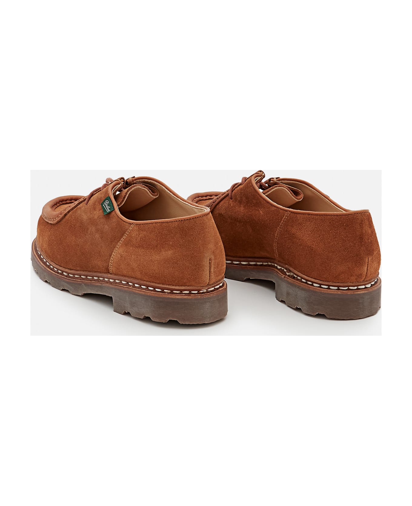 Paraboot Michael Suede Lace-up Loafer - Brown