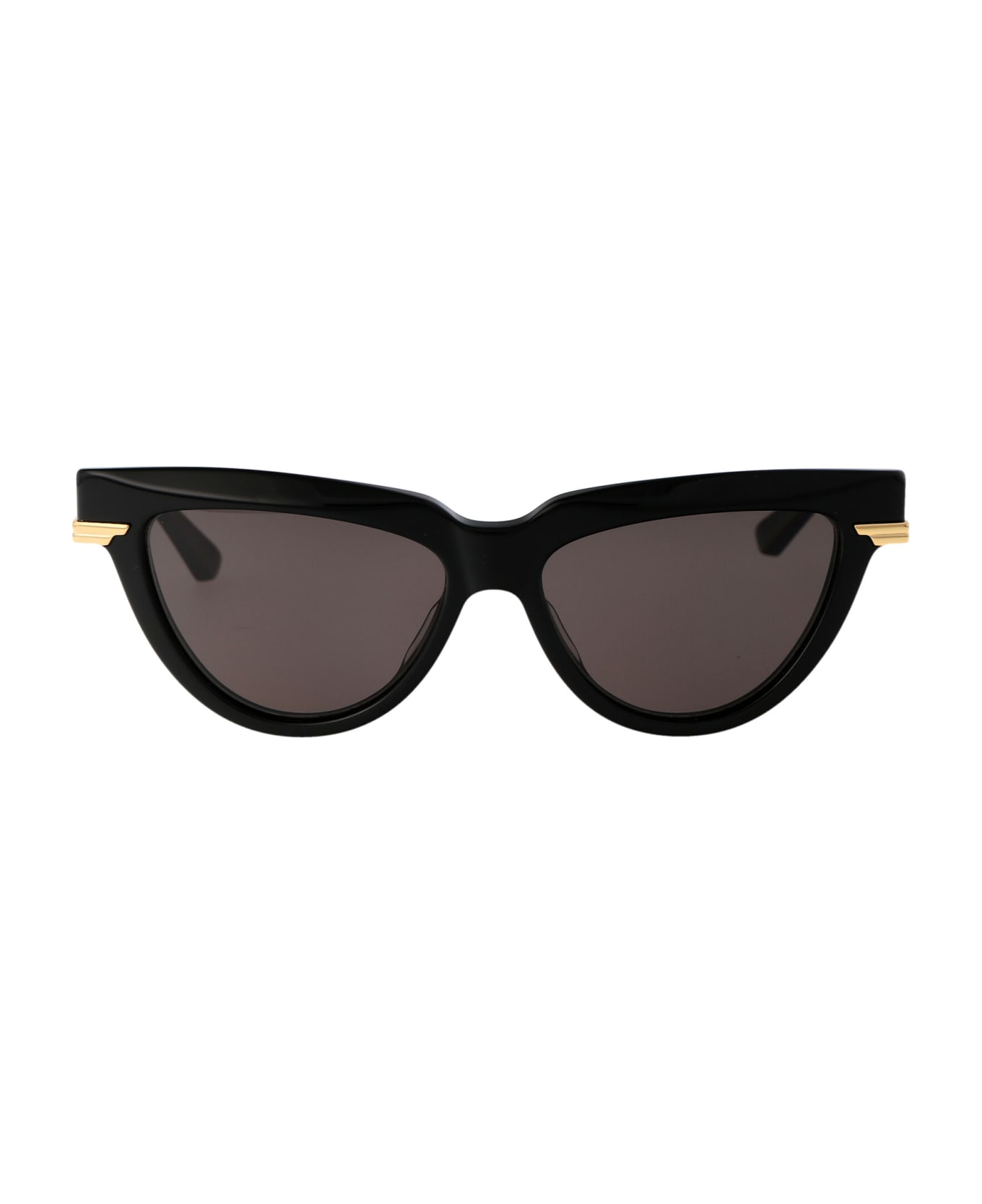 Bottega Veneta Eyewear Bv1265s Sunglasses - 001 BLACK GOLD GREY
