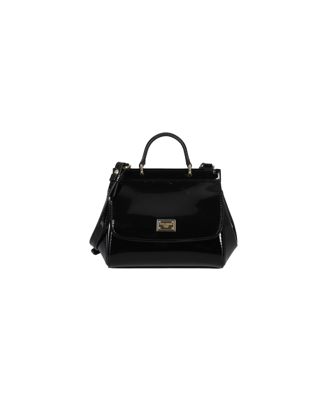 Dolce 
Gabbana Shoulder Bag "patent Leather" - BLACK