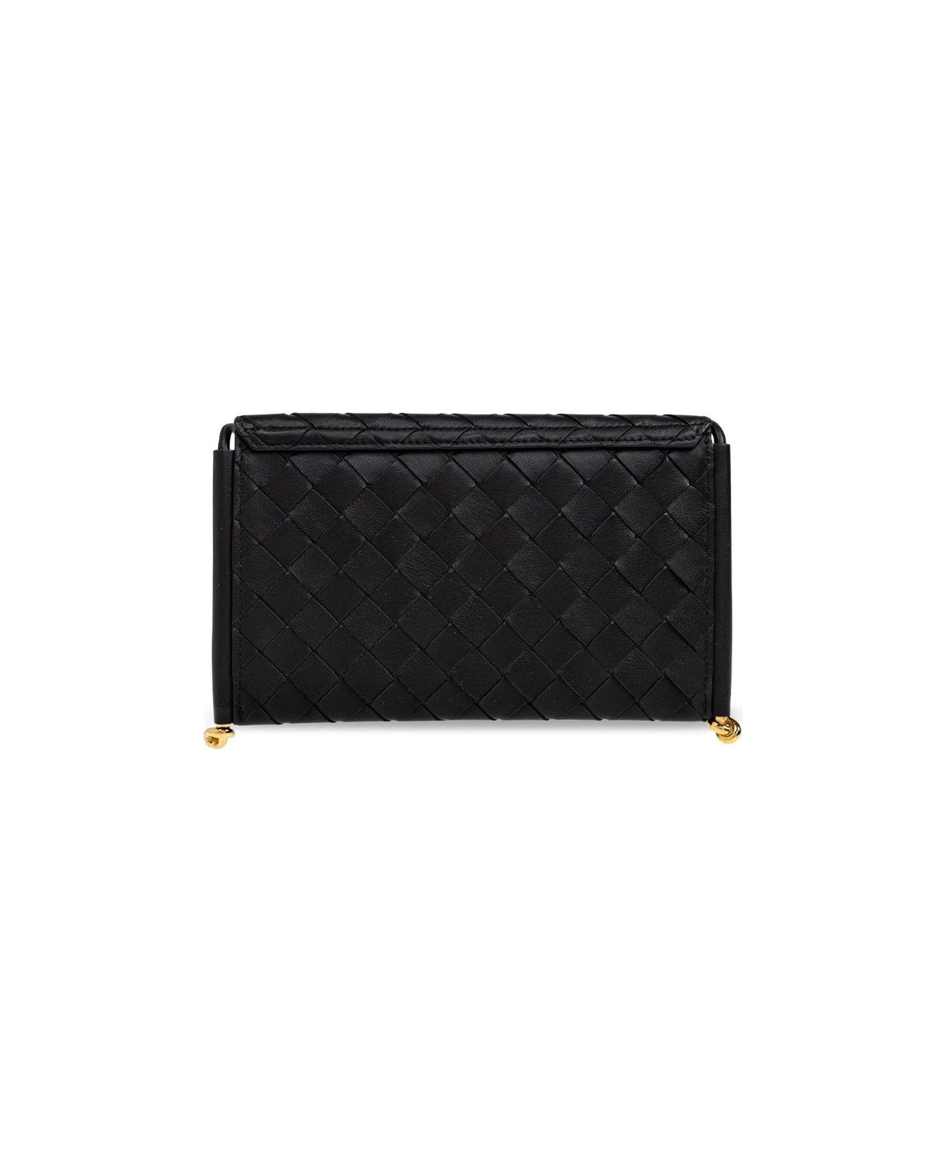 Bottega Veneta Solstice Horizontal Phone Pouch - Black