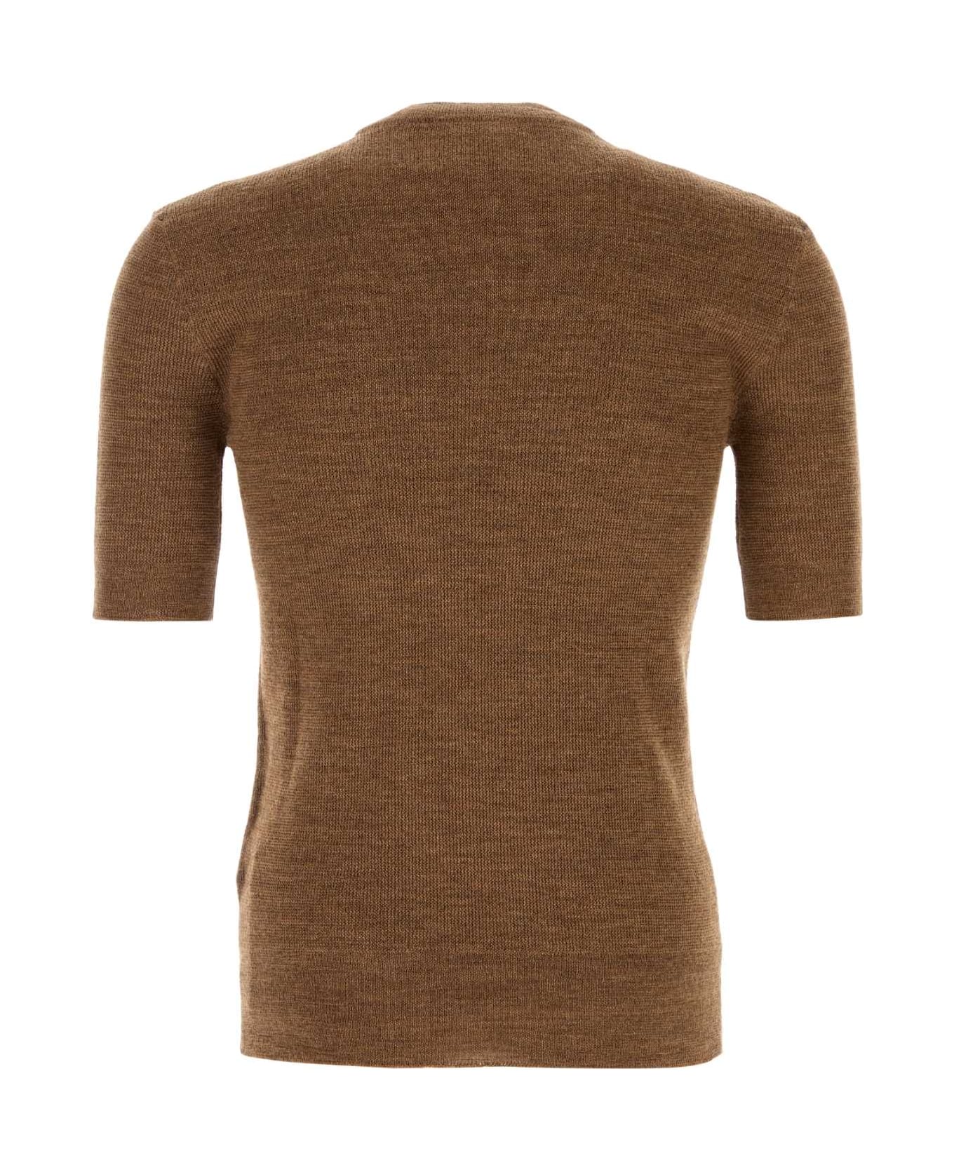 Prada Caramel Wool Sweater - RUGGINE