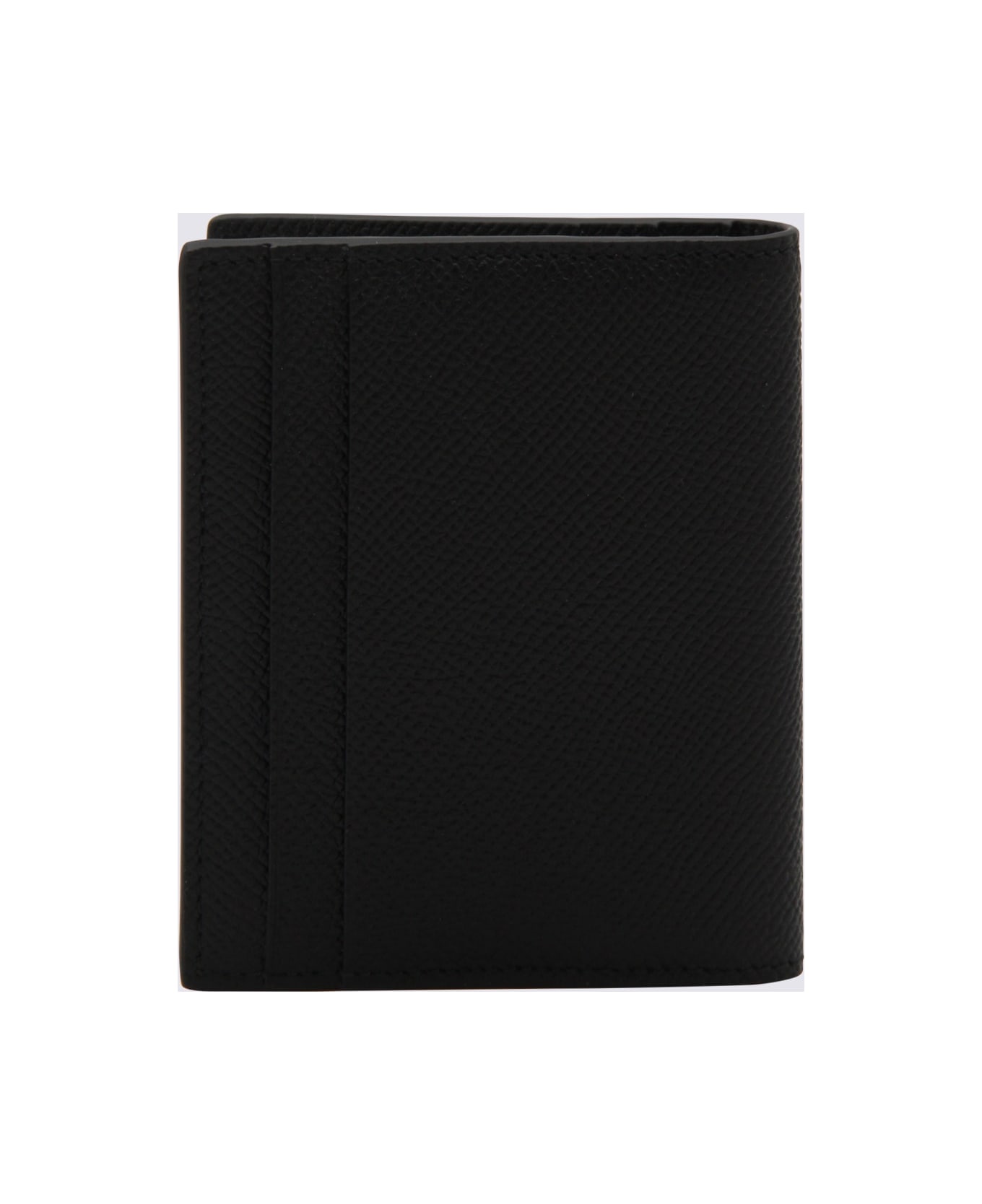 Ferragamo Black Leather Card Holder - Black