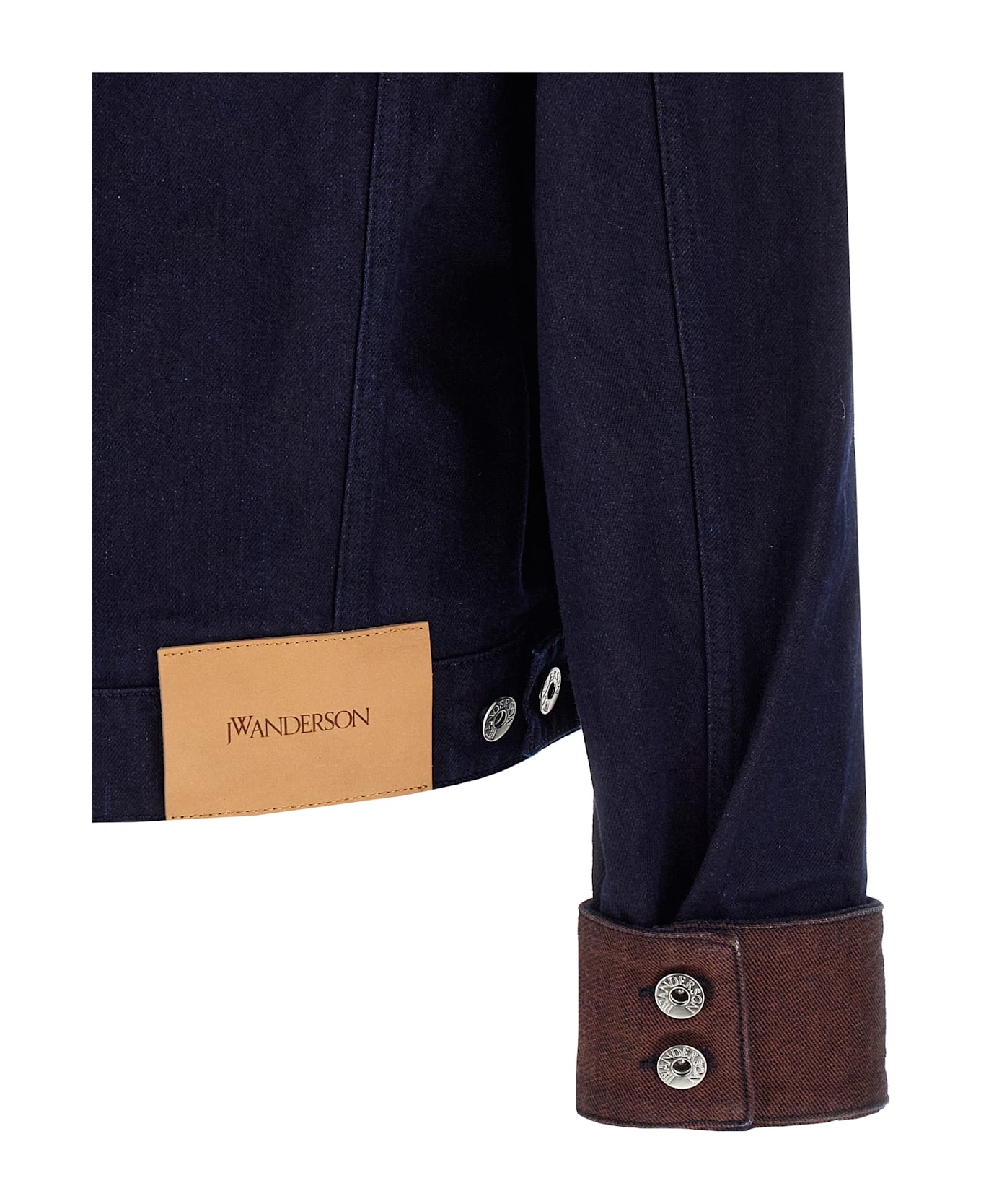 J.W. Anderson 
turn Up Cuff
 Jacket - BLUE