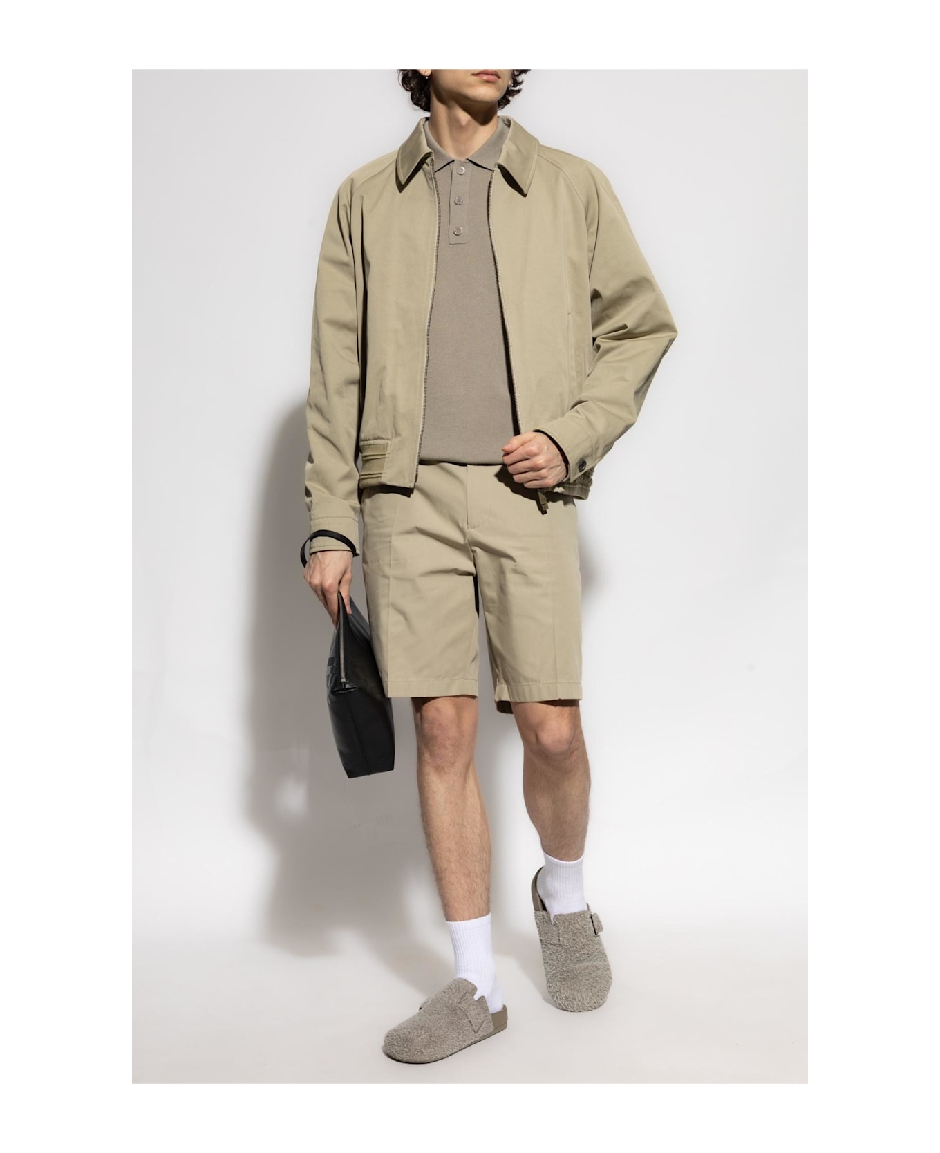 Burberry Cotton Shorts - Beige