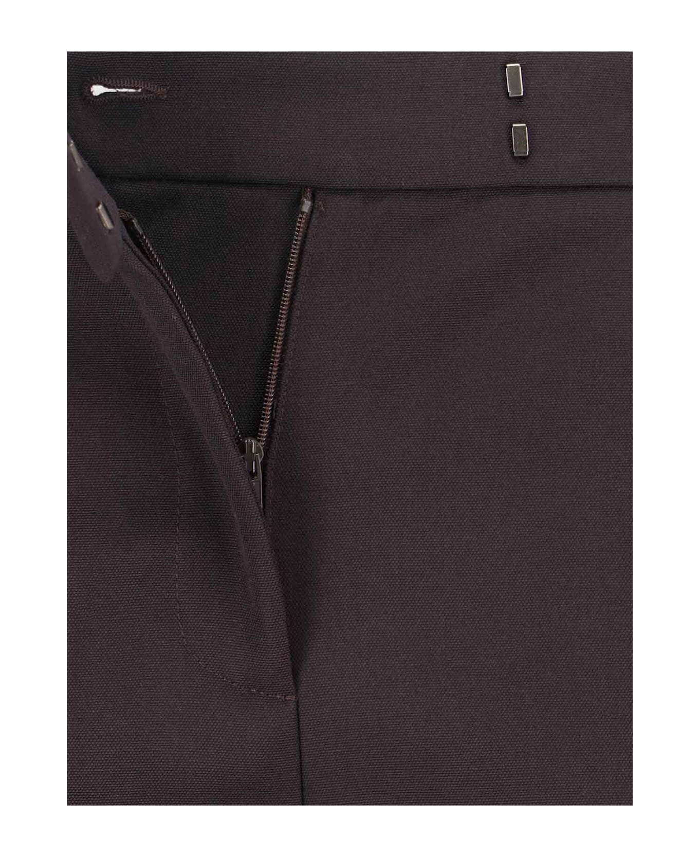 Alexander McQueen Wool Pants - Brown