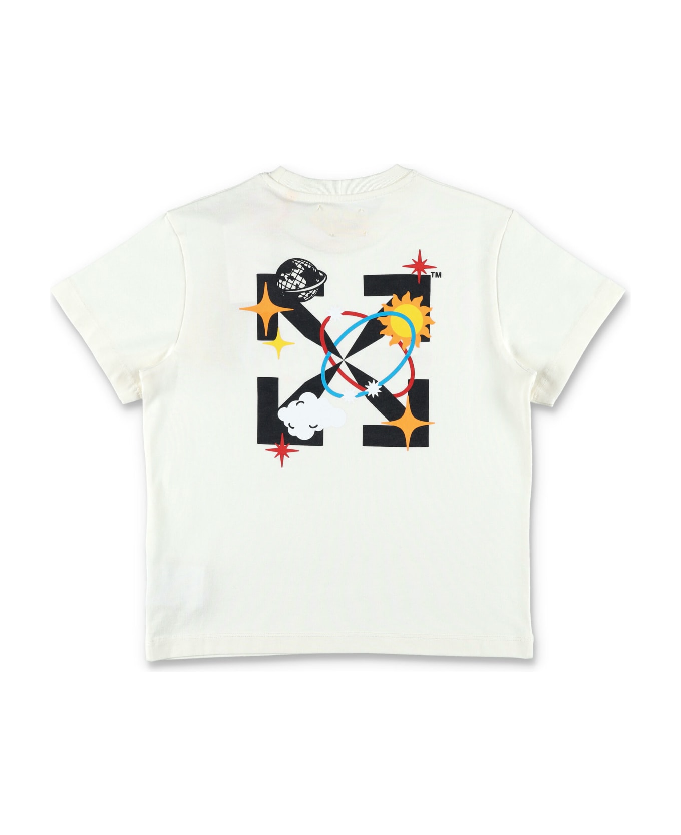 Off-White Off Planets Tee - Bianco