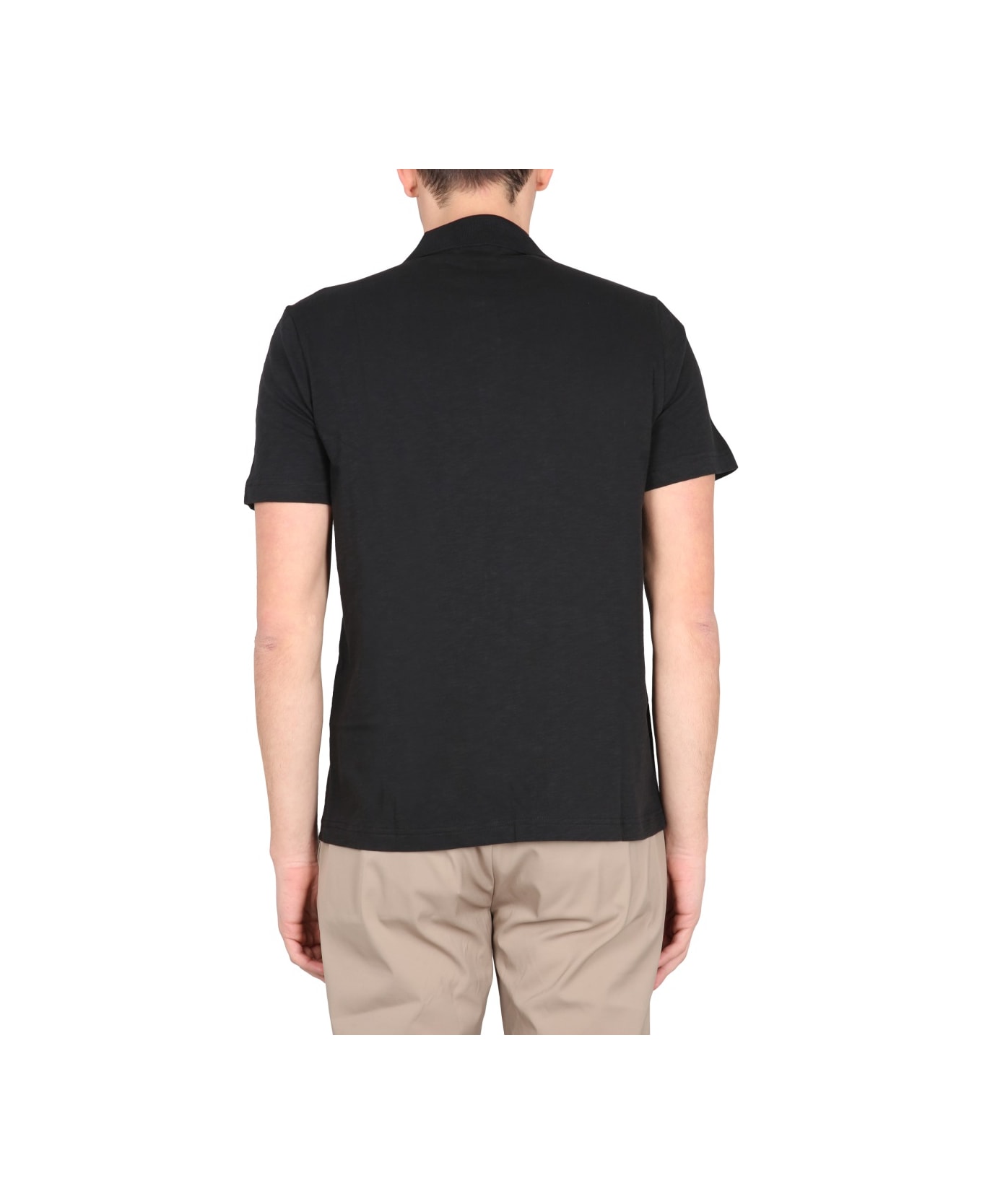 Theory Polo Regular Fit - BLACK ポロシャツ