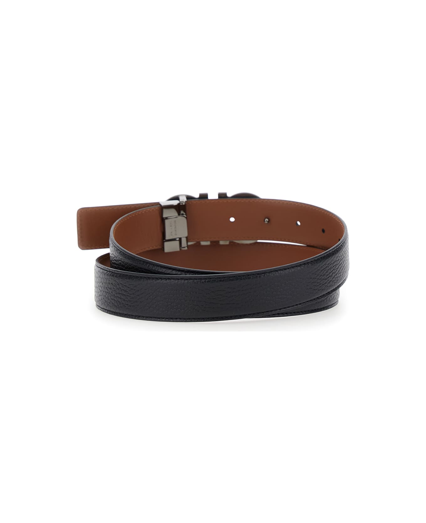 Ferragamo Double Adjus - Black